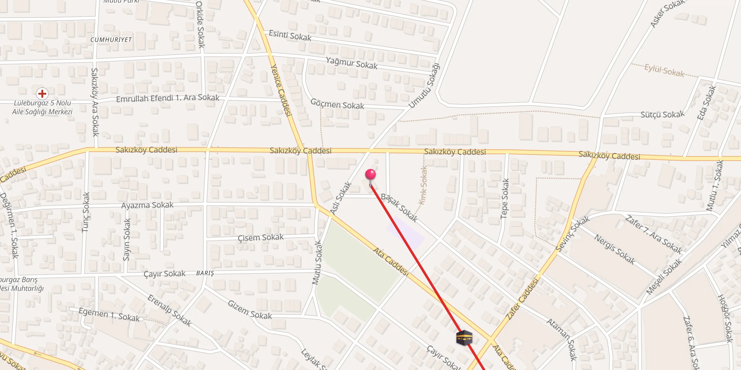 Carte de localisation : Hacı Ahmet Azman Camii