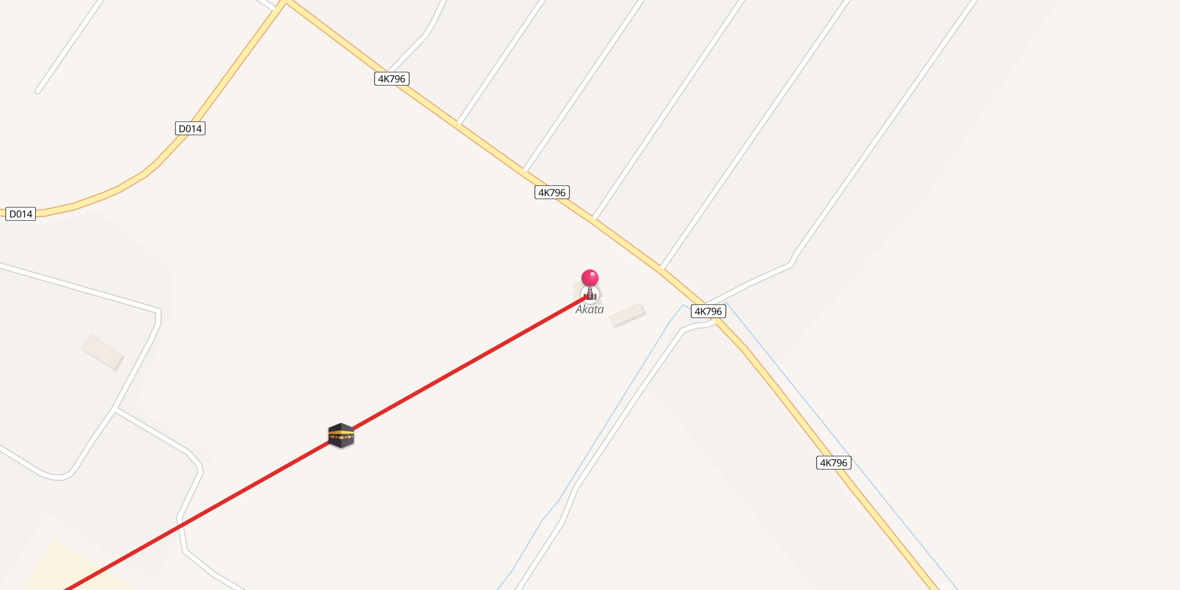 Carte de localisation : Oq ota jome’ masjidi