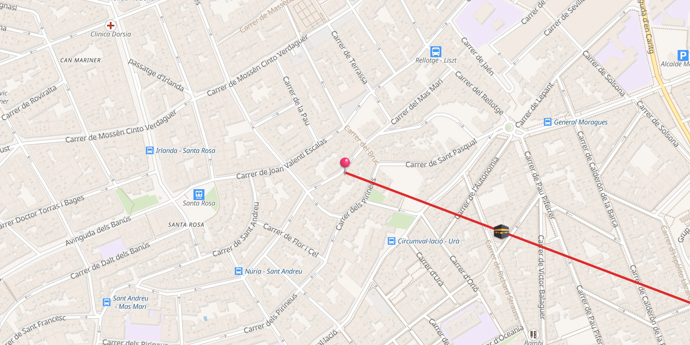 Carte de localisation : Centro Islámico Baitul Mukarram