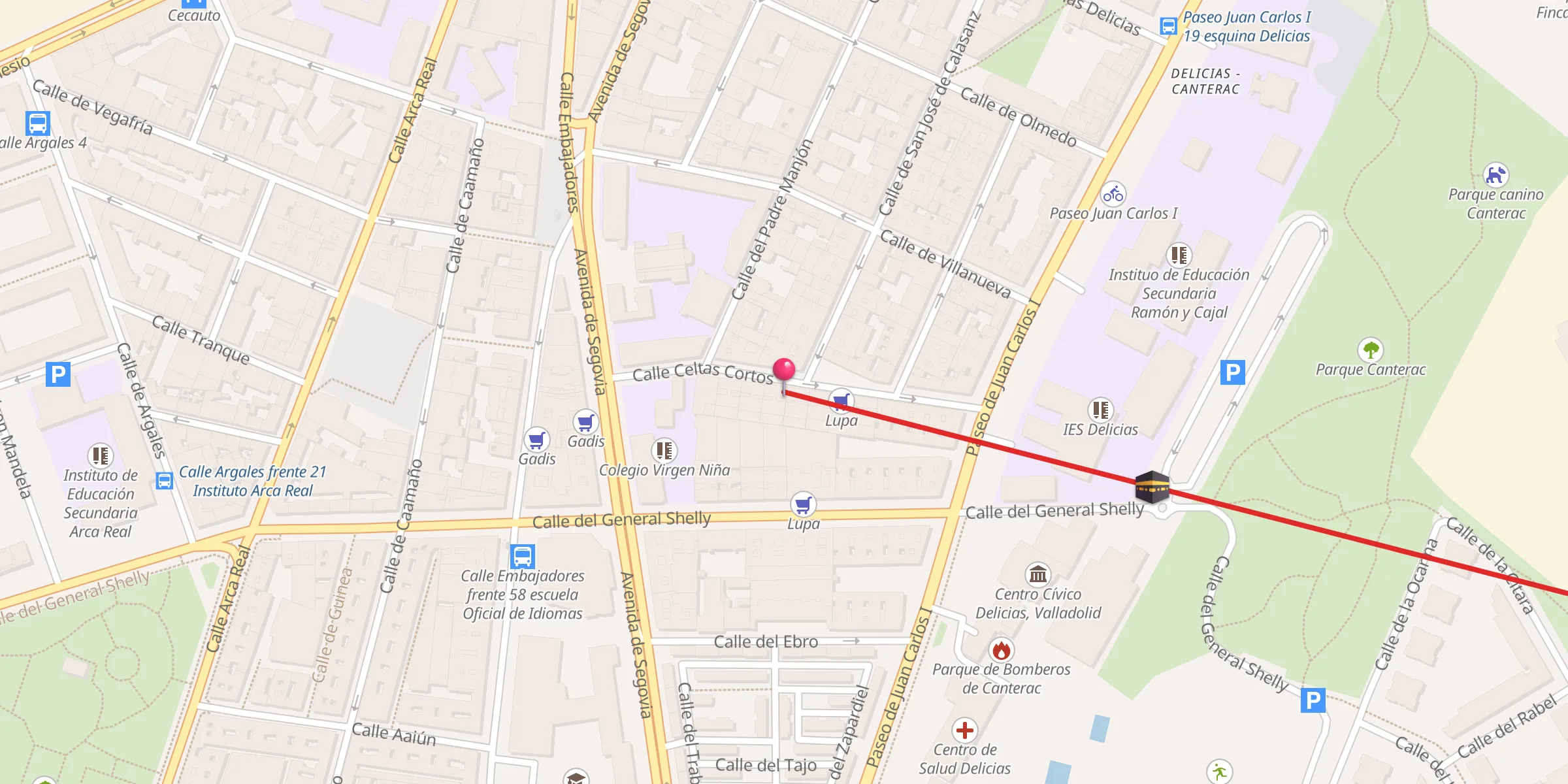 Carte de localisation : Mezquita Al Imam Malek
