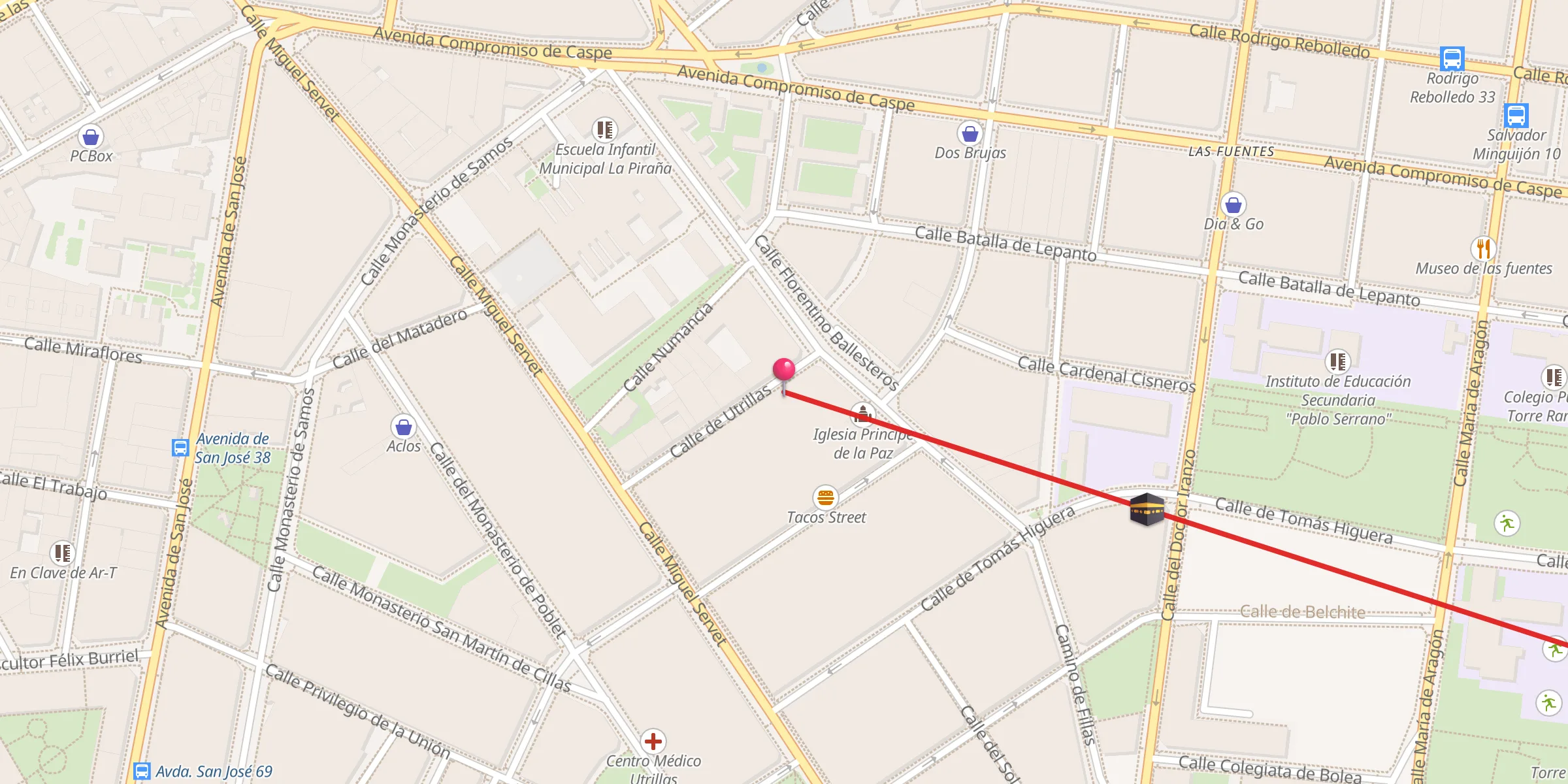 Carte de localisation : Mezquita
