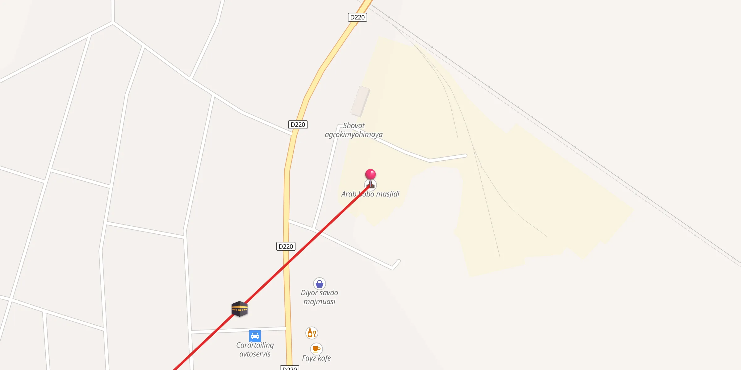 Carte de localisation : Arab bobo masjidi