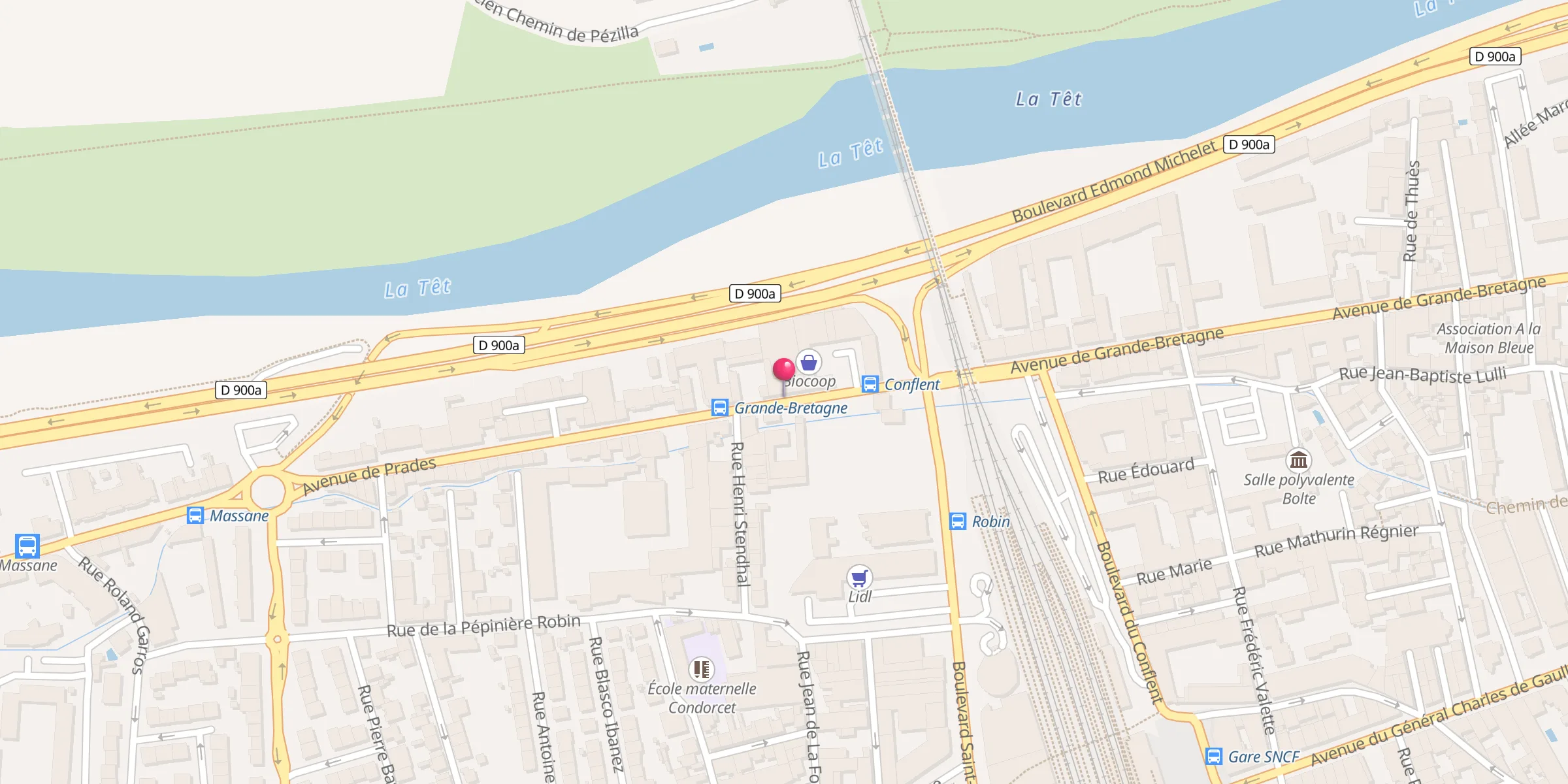 Carte de localisation : Mesjid Arrahma