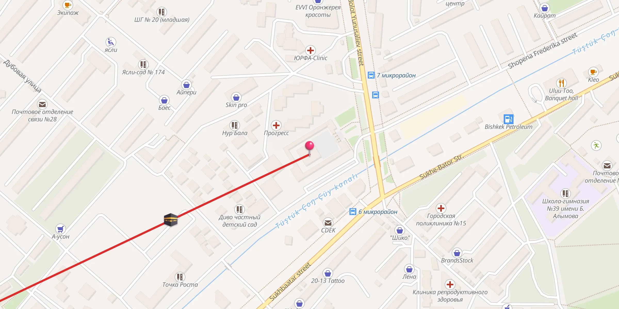 Carte de localisation : Mosque in Memory of the Victims of April 7