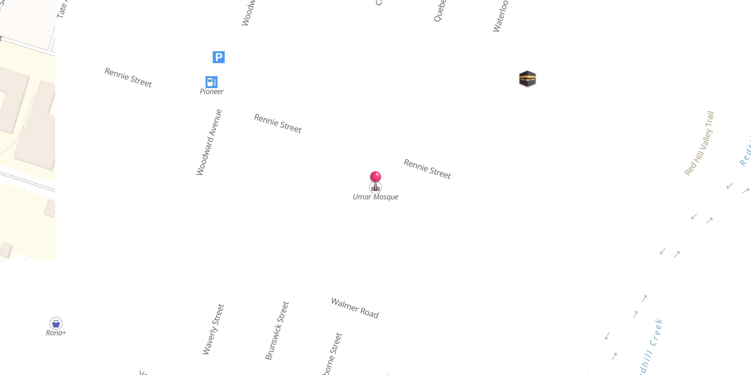 Carte de localisation : Umar Mosque