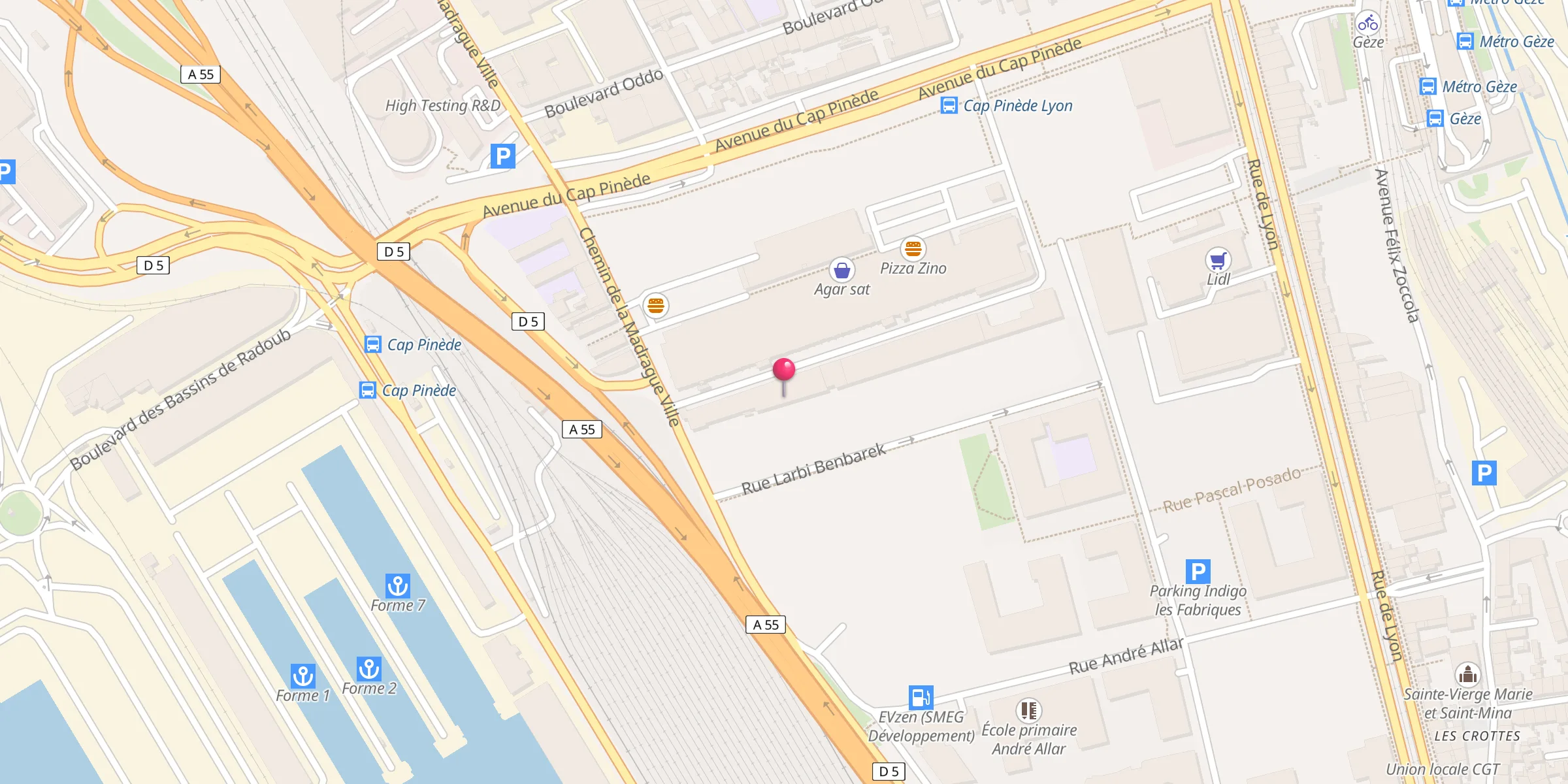 Carte de localisation : Mosquee Islâh