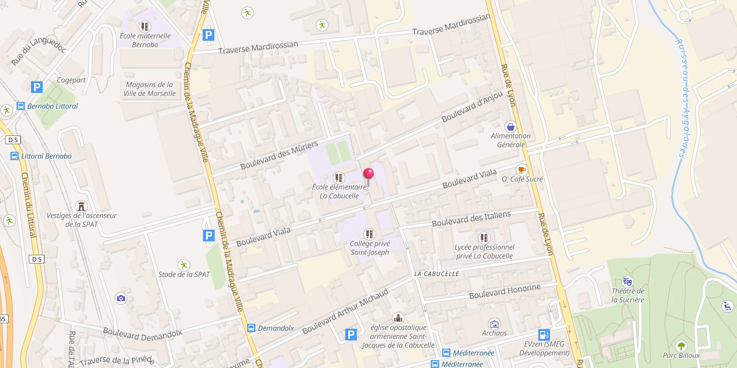 Carte de localisation : Mosquée MARIAM