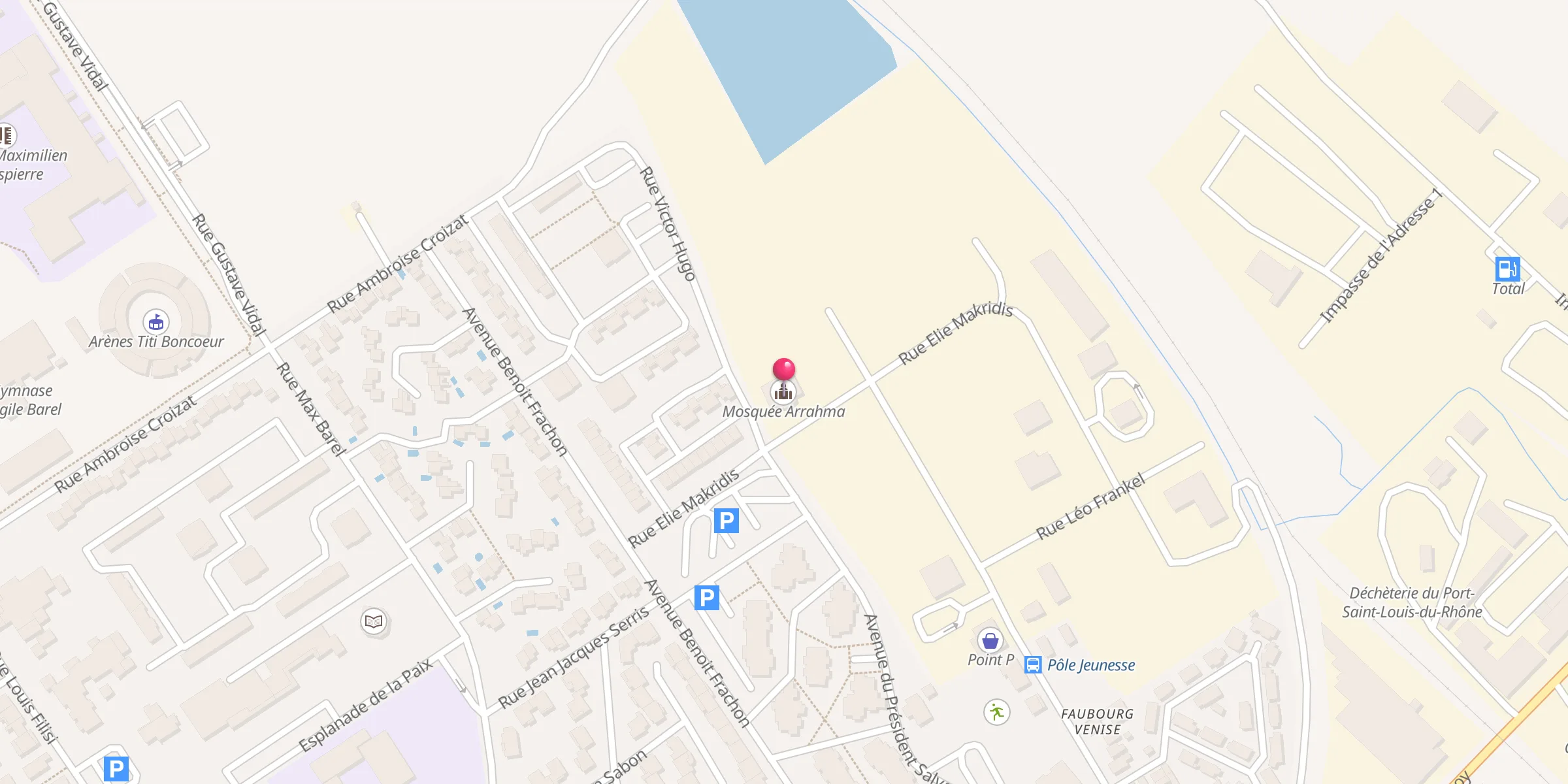 Carte de localisation : Mosquée Arrahma