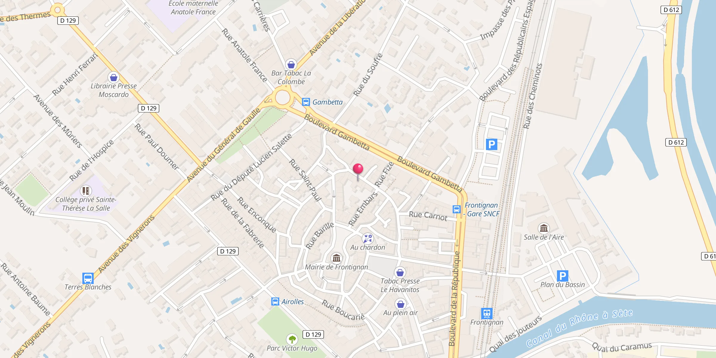 Carte de localisation : Mosquée Essalam