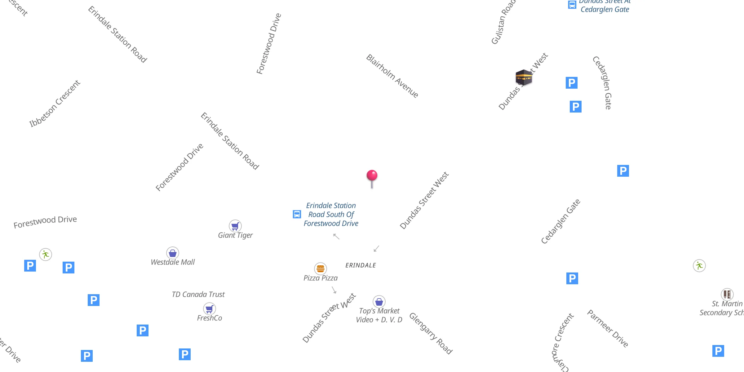 Carte de localisation : Shalimar Islamic Centre