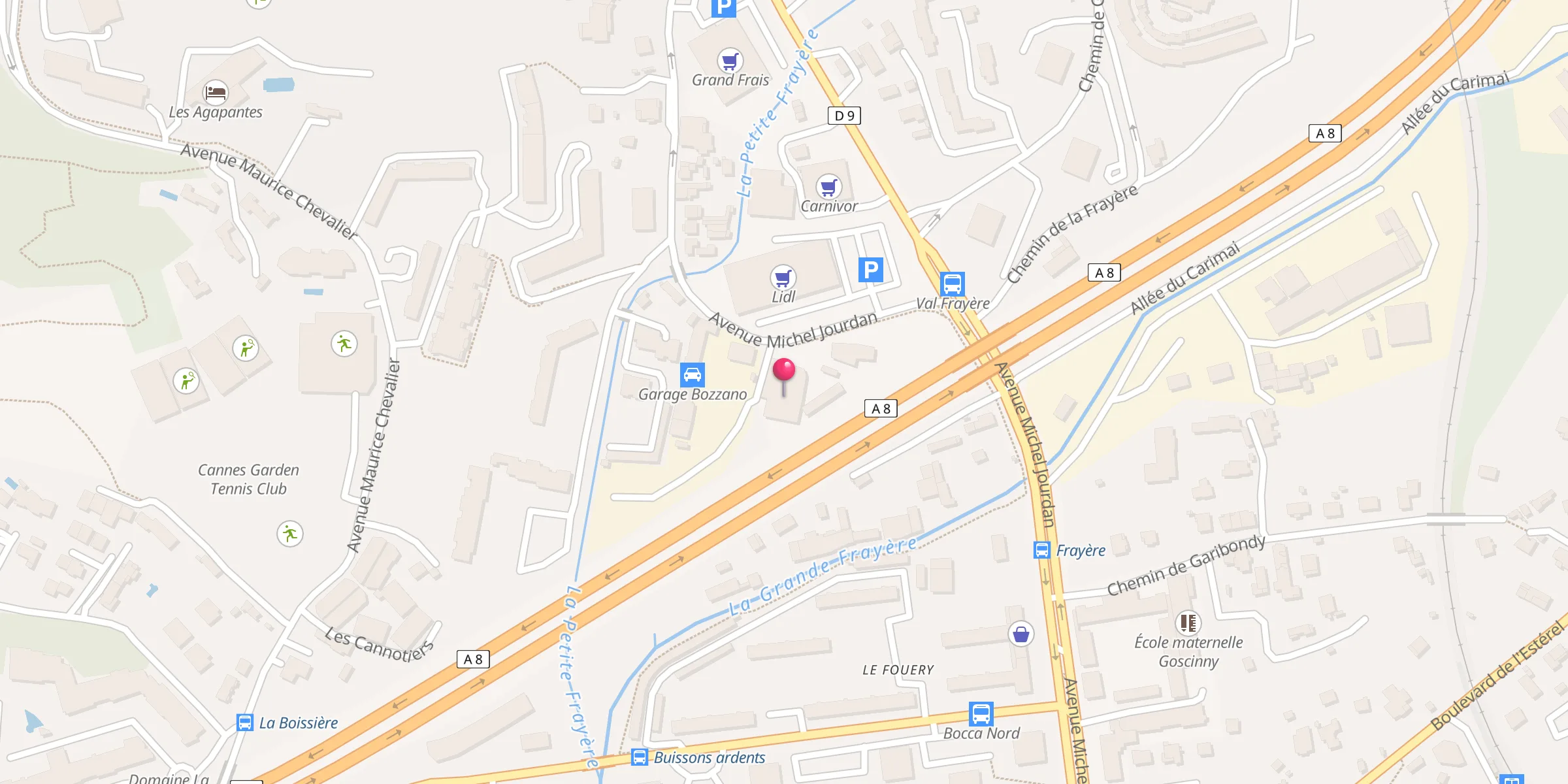 Carte de localisation : Centre Iqraa