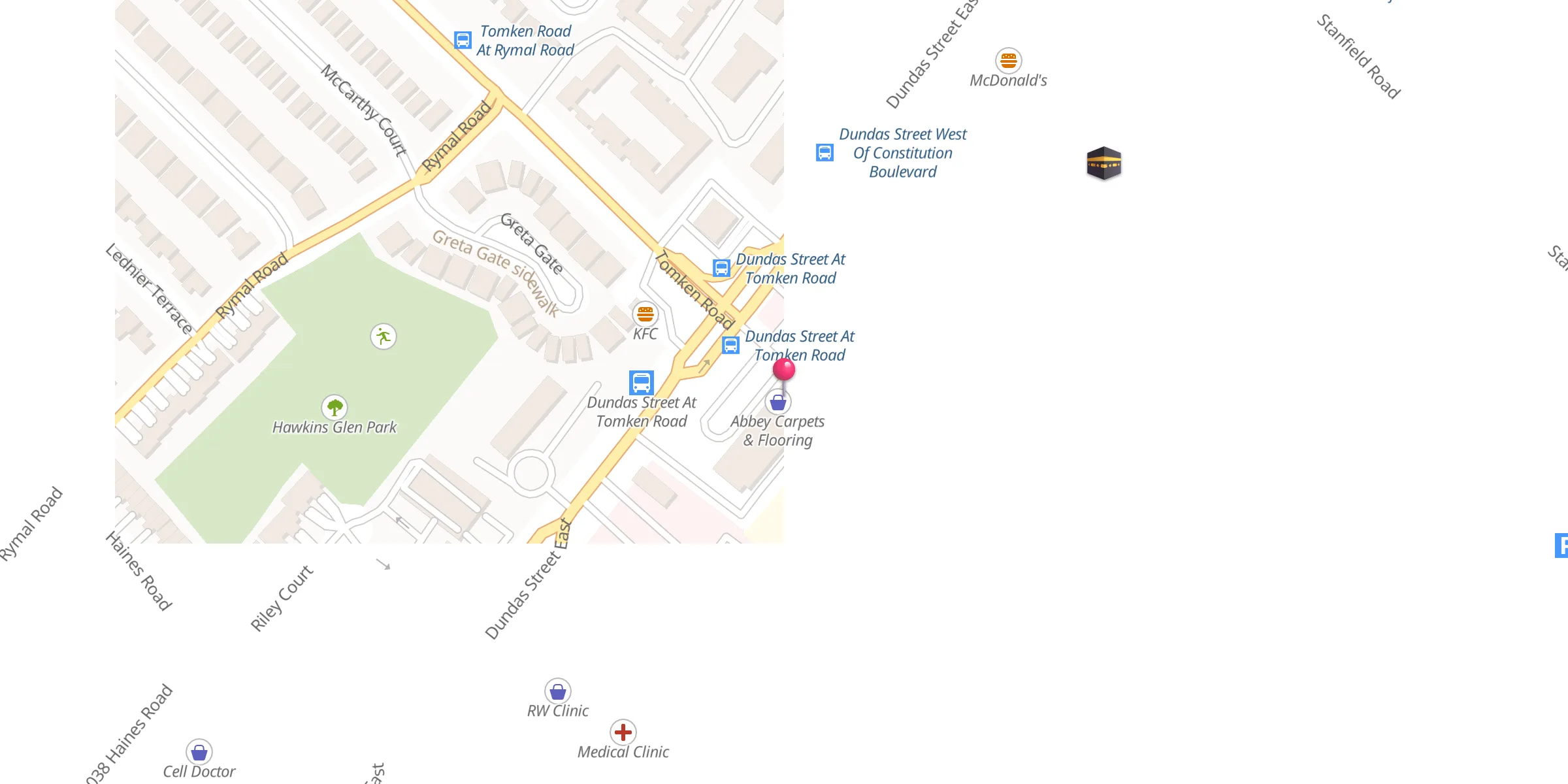 Carte de localisation : 966 ICNA Masjid