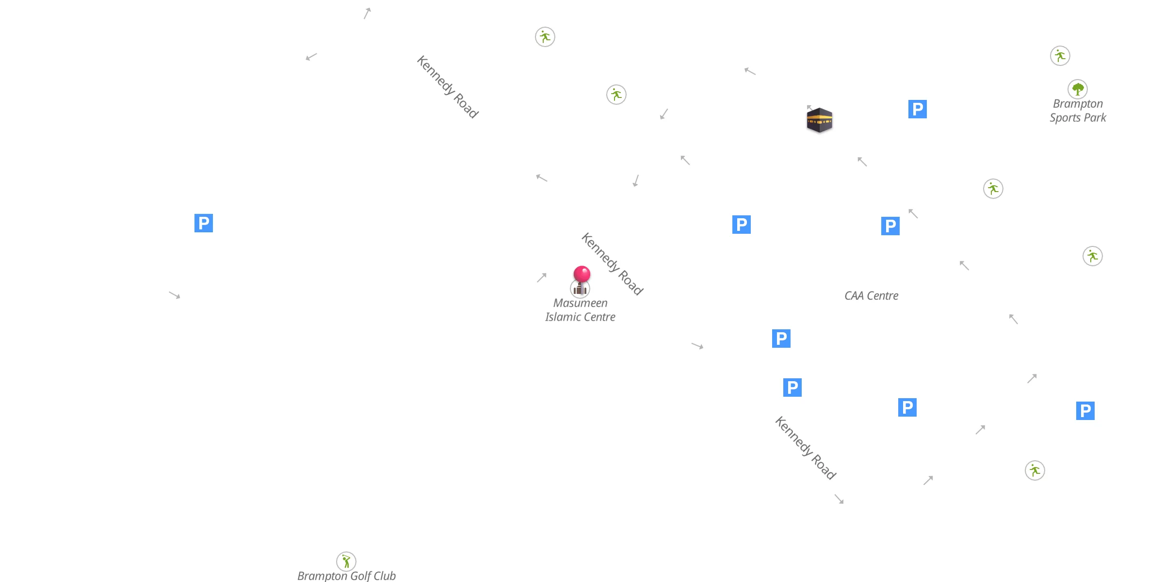 Carte de localisation : Masumeen Islamic Centre