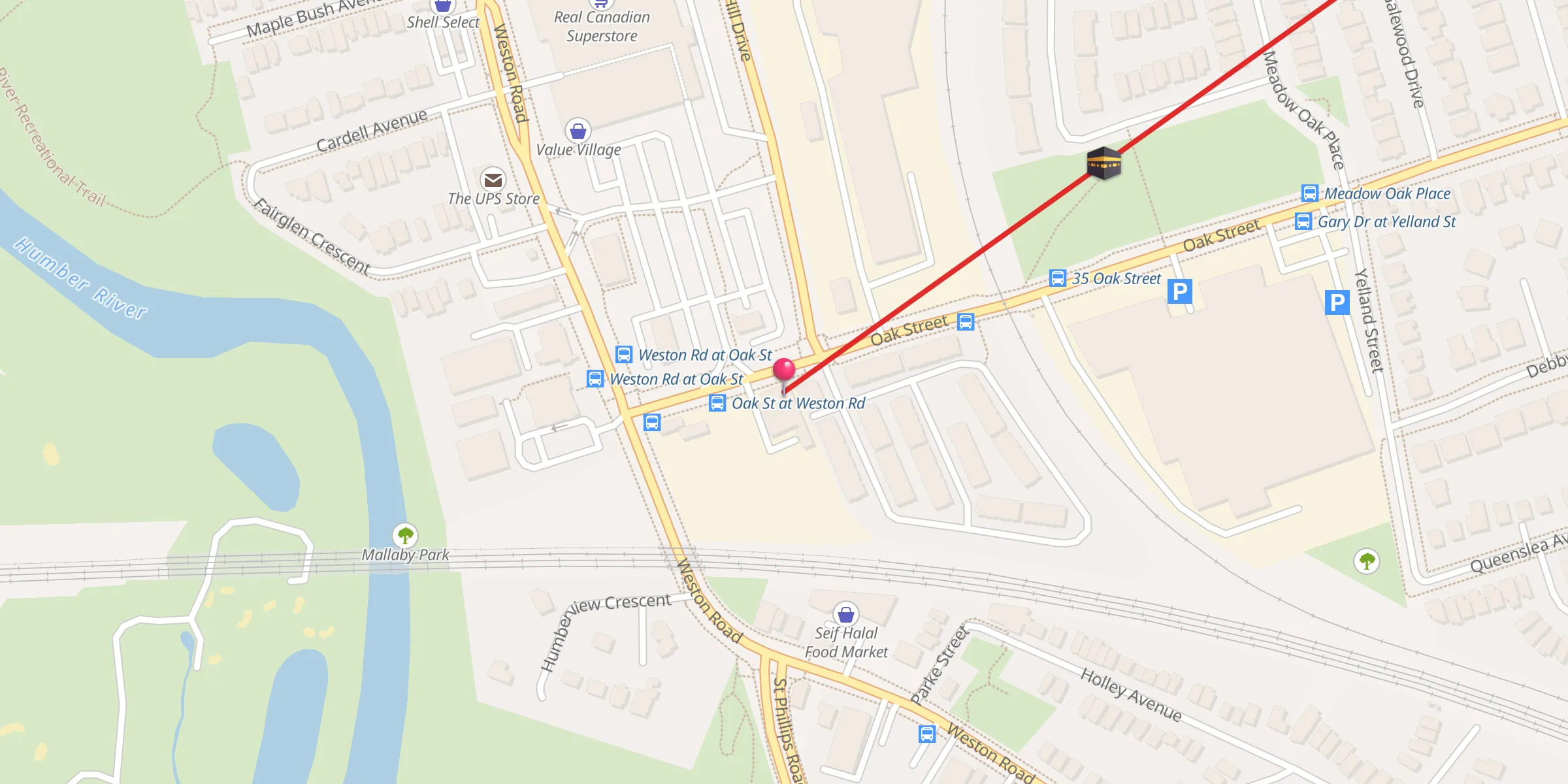 Carte de localisation : Towfiq Islamic Centre
