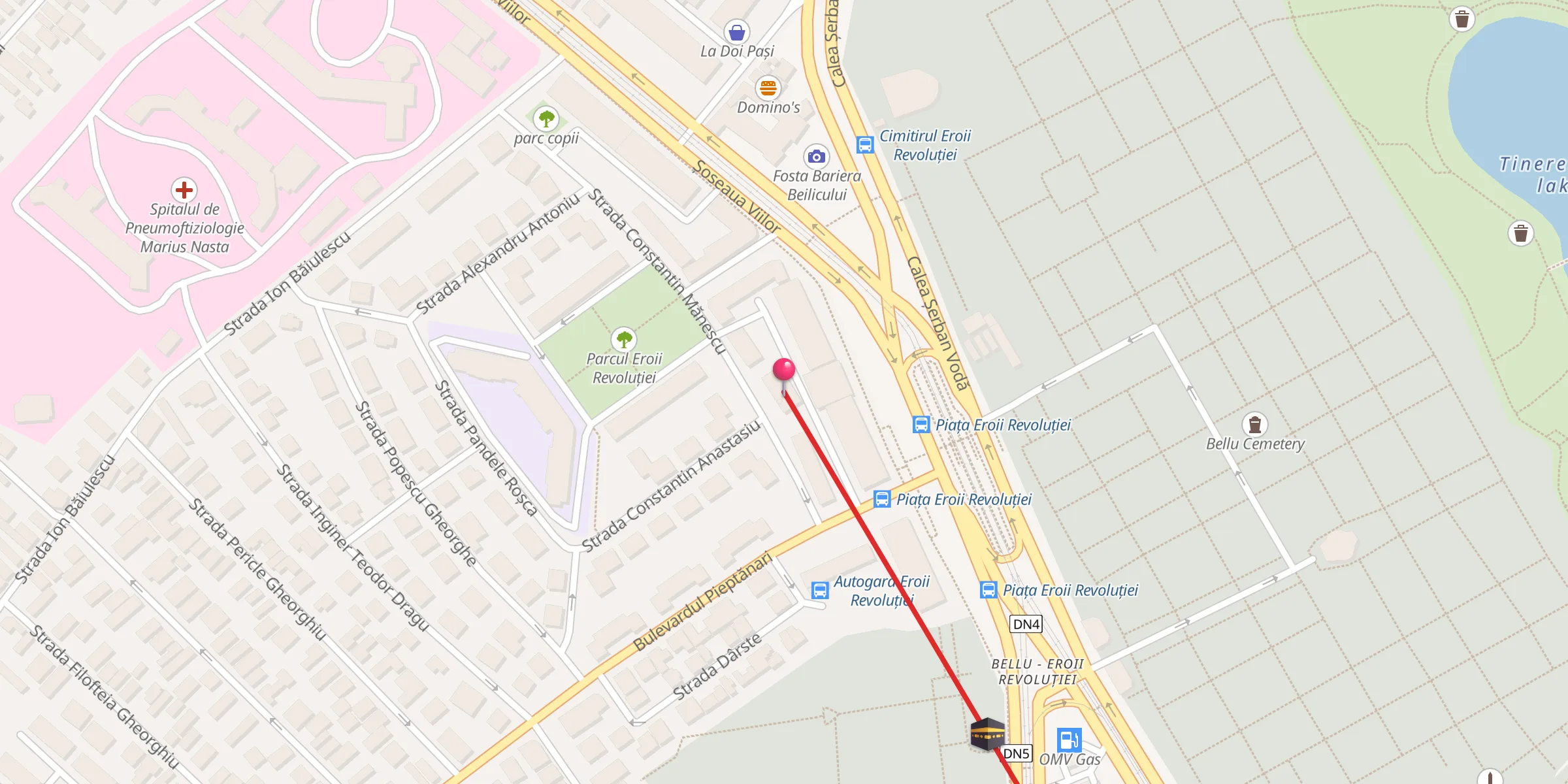 Carte de localisation : Moscheea Carol Hunchiar