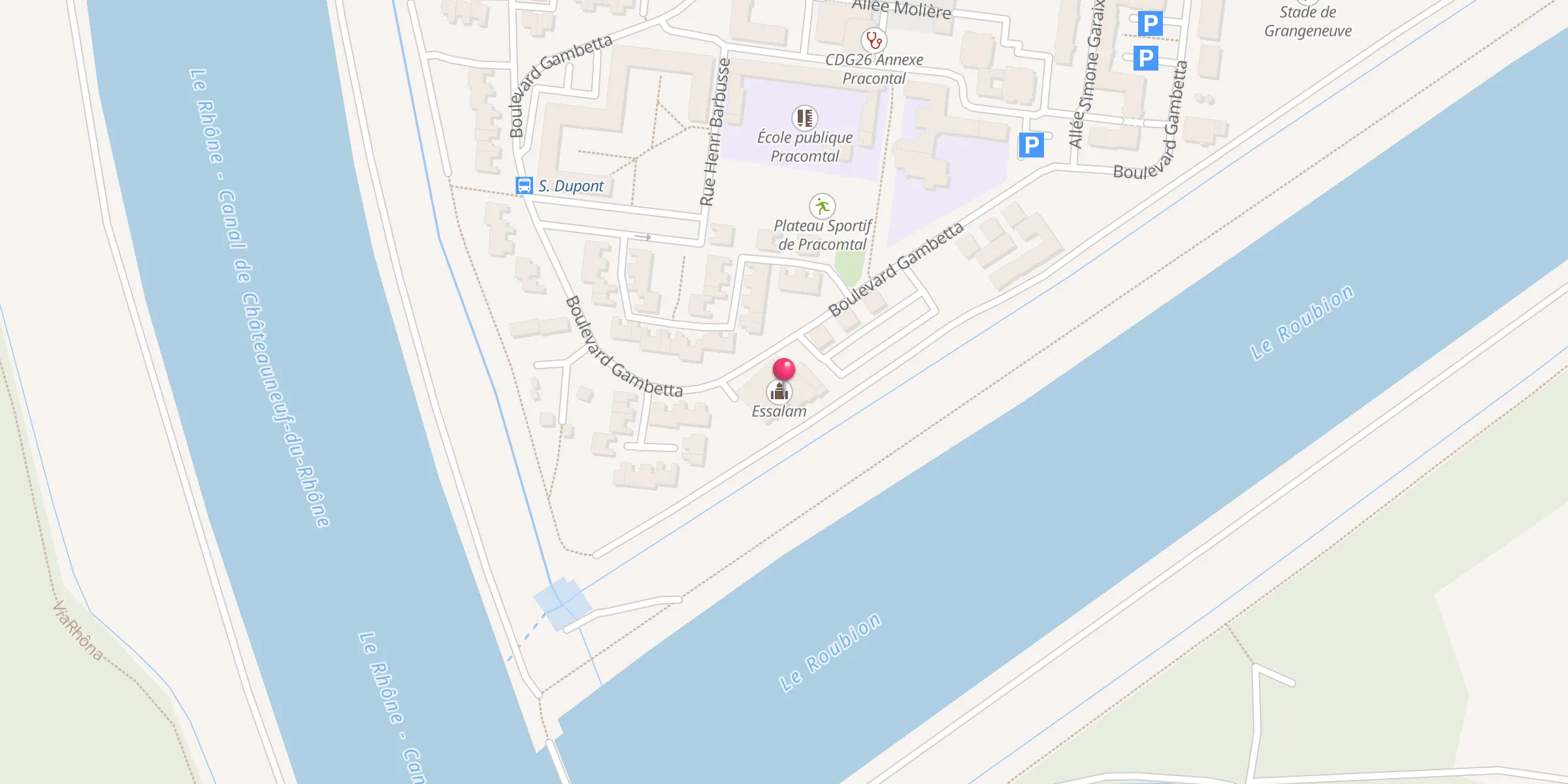 Carte de localisation : Essalam