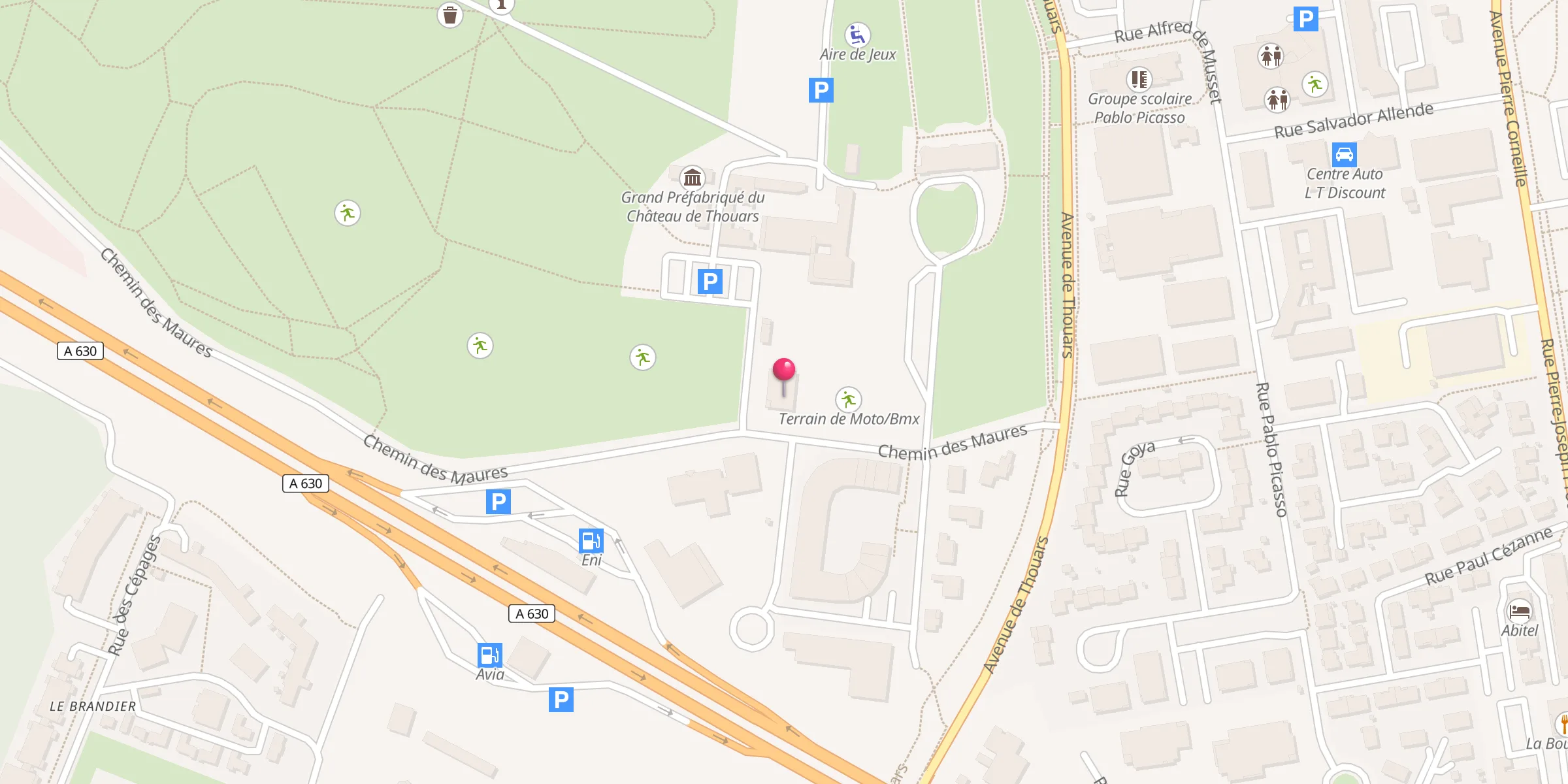 Carte de localisation : Mosquée de Talence