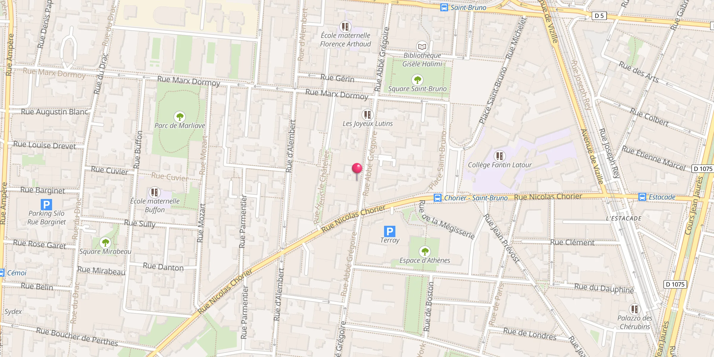 Carte de localisation : Mosquée Abu Hurayra