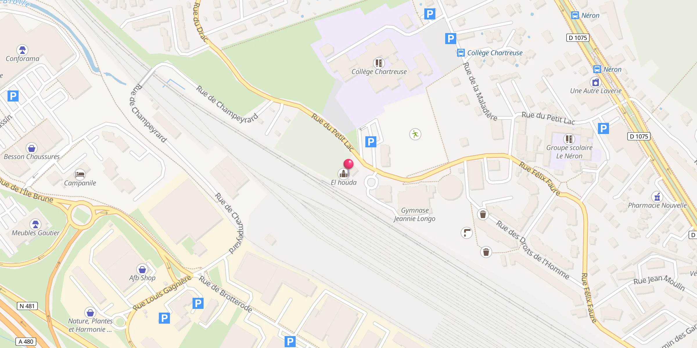 Carte de localisation : El houda