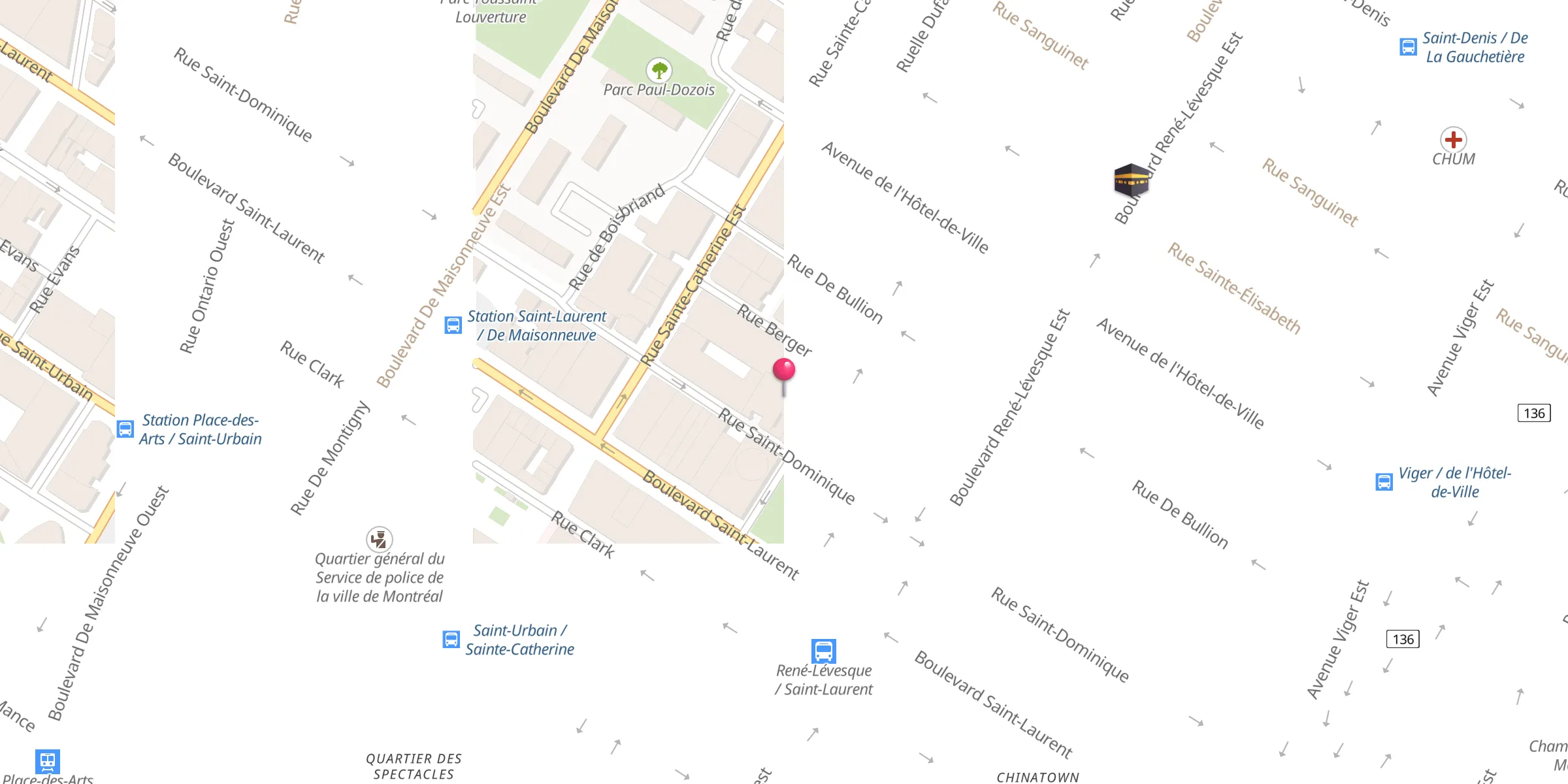 Carte de localisation : Mosquée