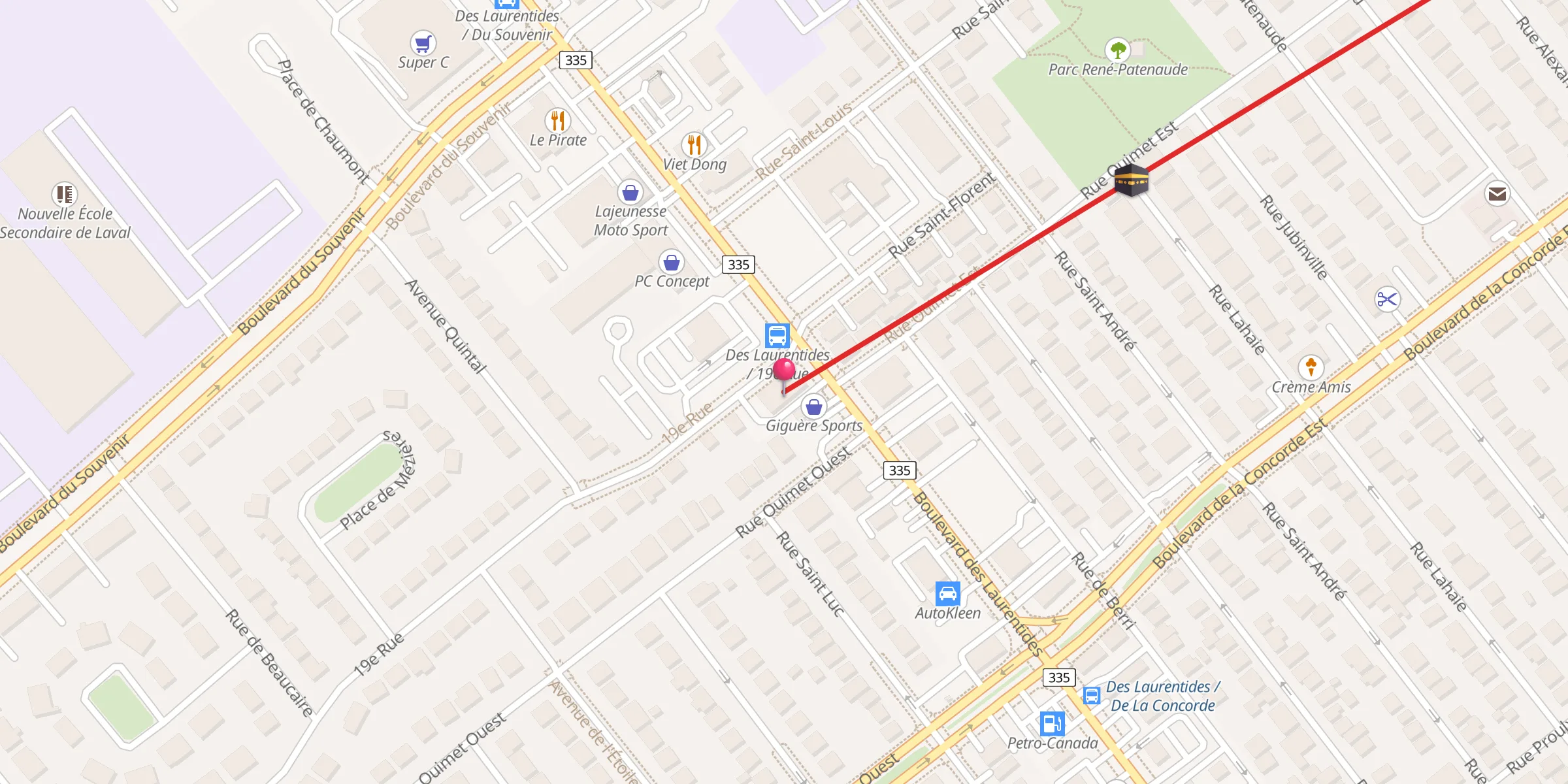 Carte de localisation : Masjid Al Itissam