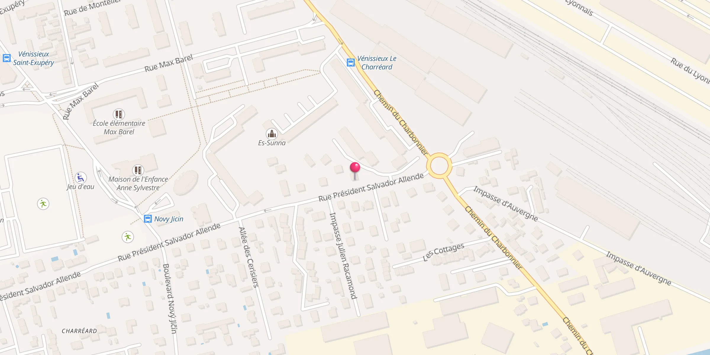 Carte de localisation : Mosquée Sunna