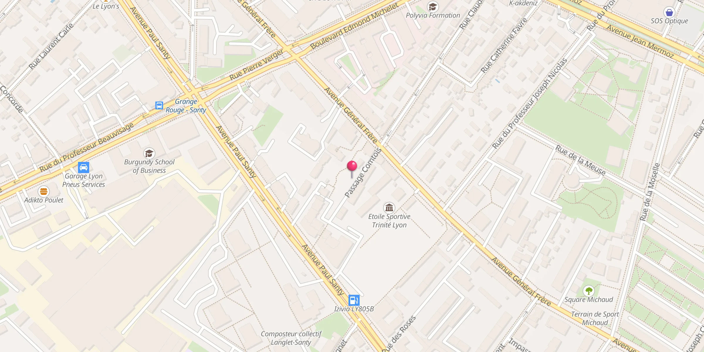 Carte de localisation : Mosquée Ahl Al Hadith