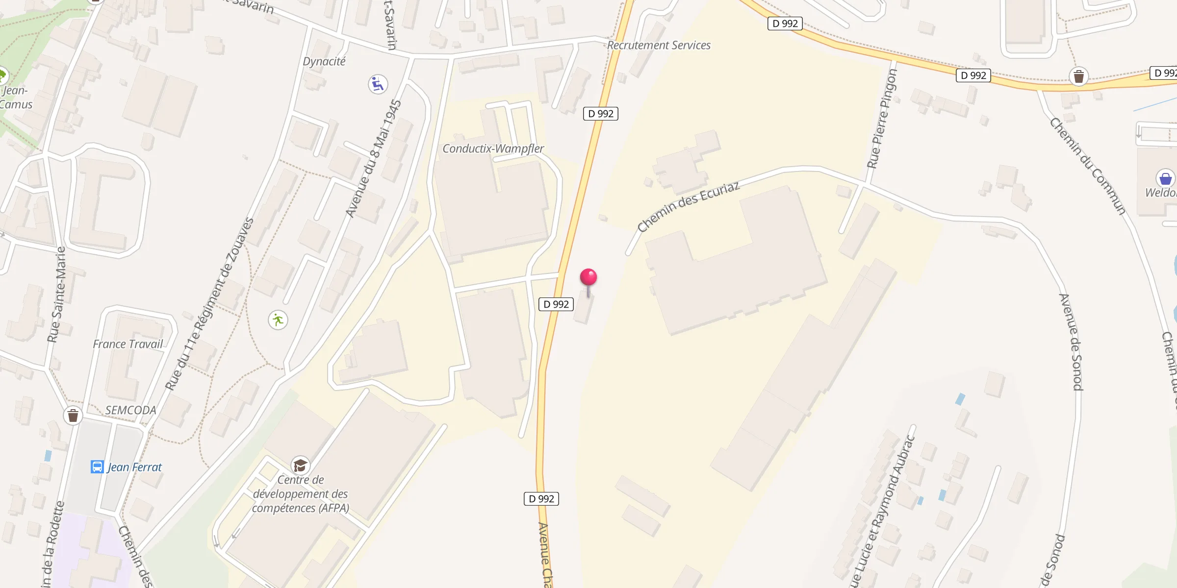 Carte de localisation : Association culturelle Islamique