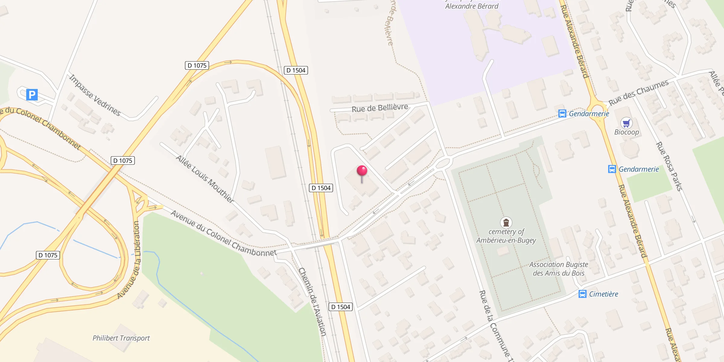 Carte de localisation : Mosquée Essalam