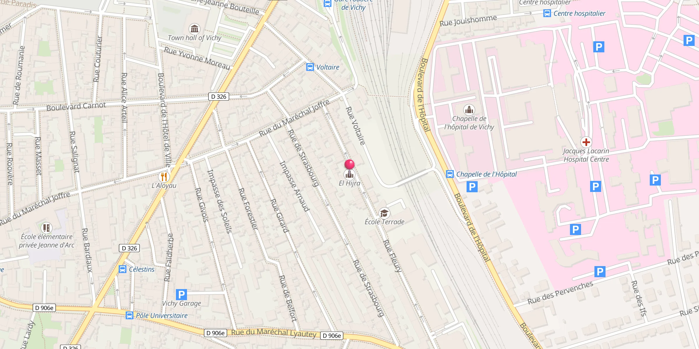 Carte de localisation : El Hijra