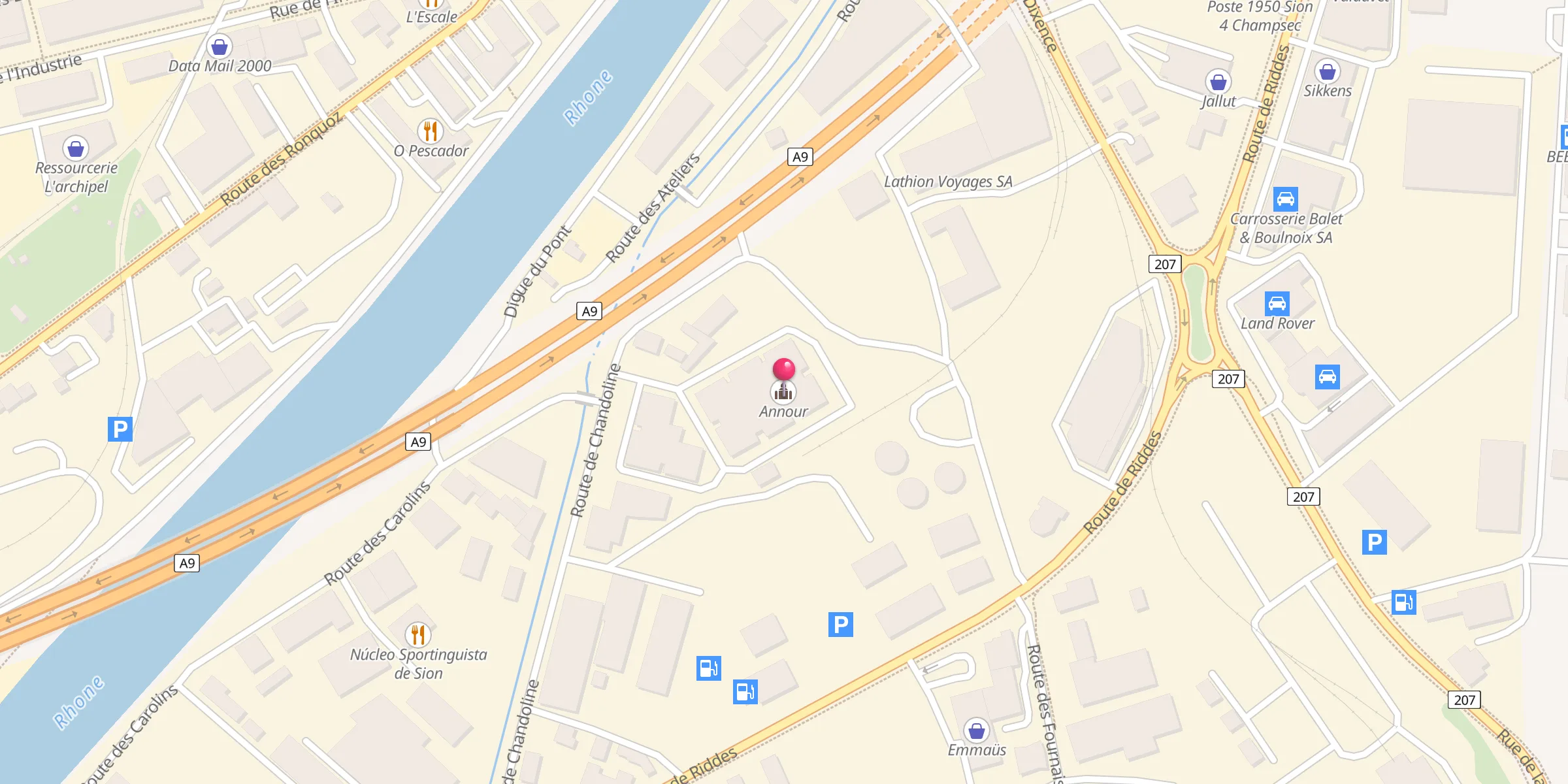 Carte de localisation : Annour
