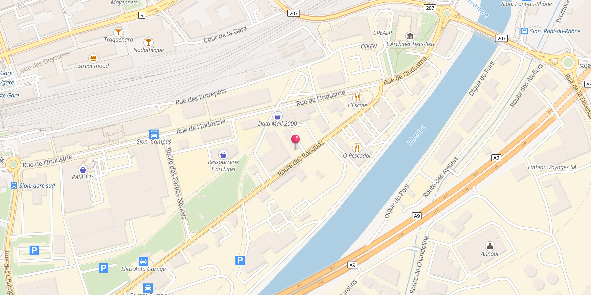 Carte de localisation : Centre culturel islamique