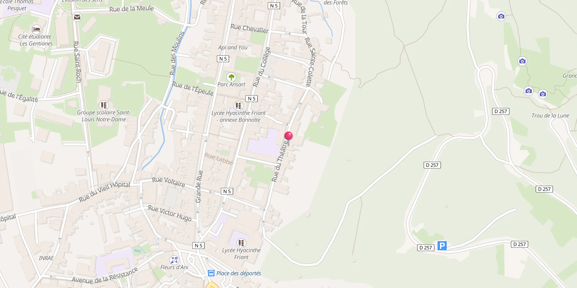 Carte de localisation : Association musulmane