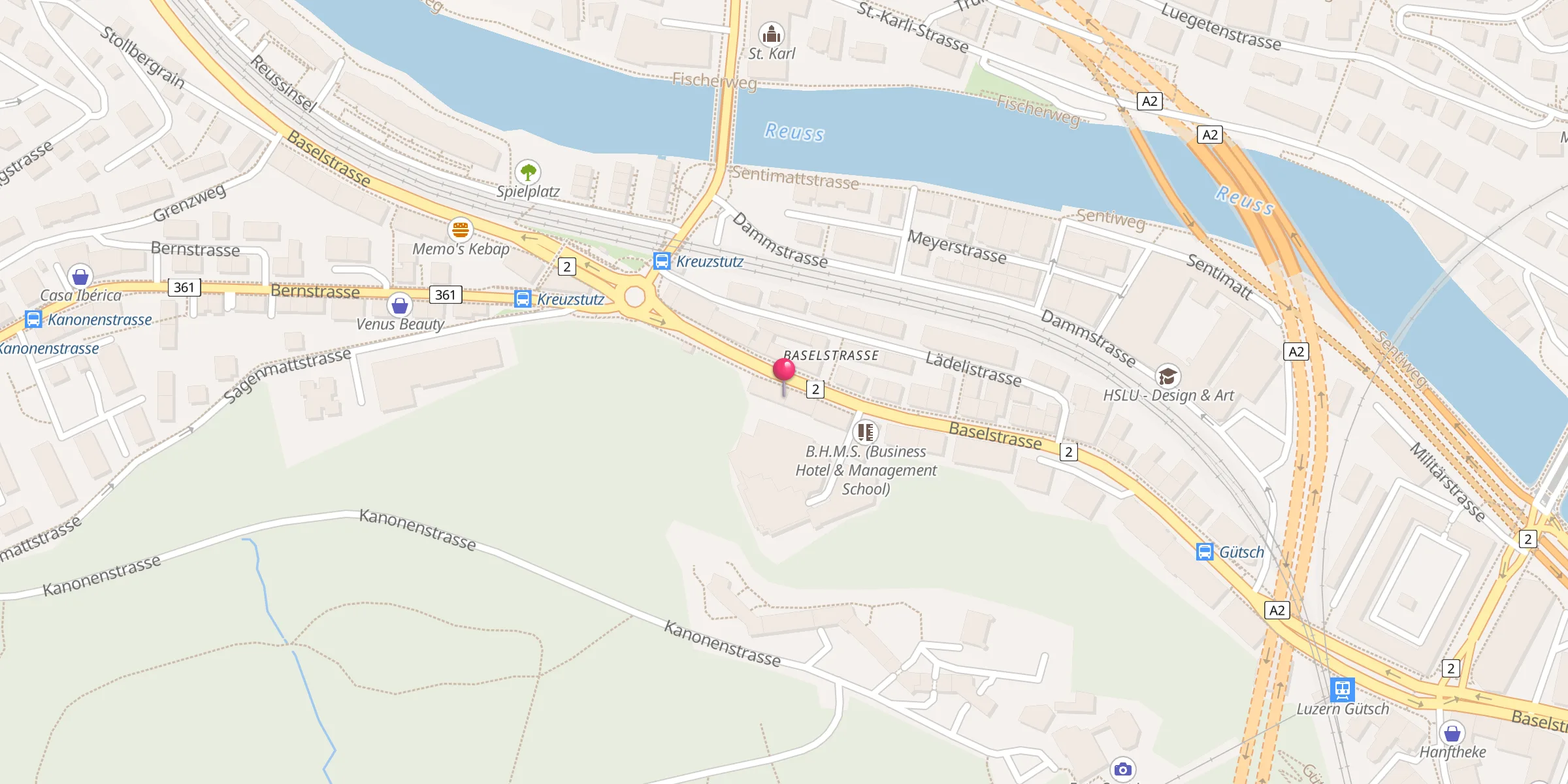 Carte de localisation : Barmherzigkeit