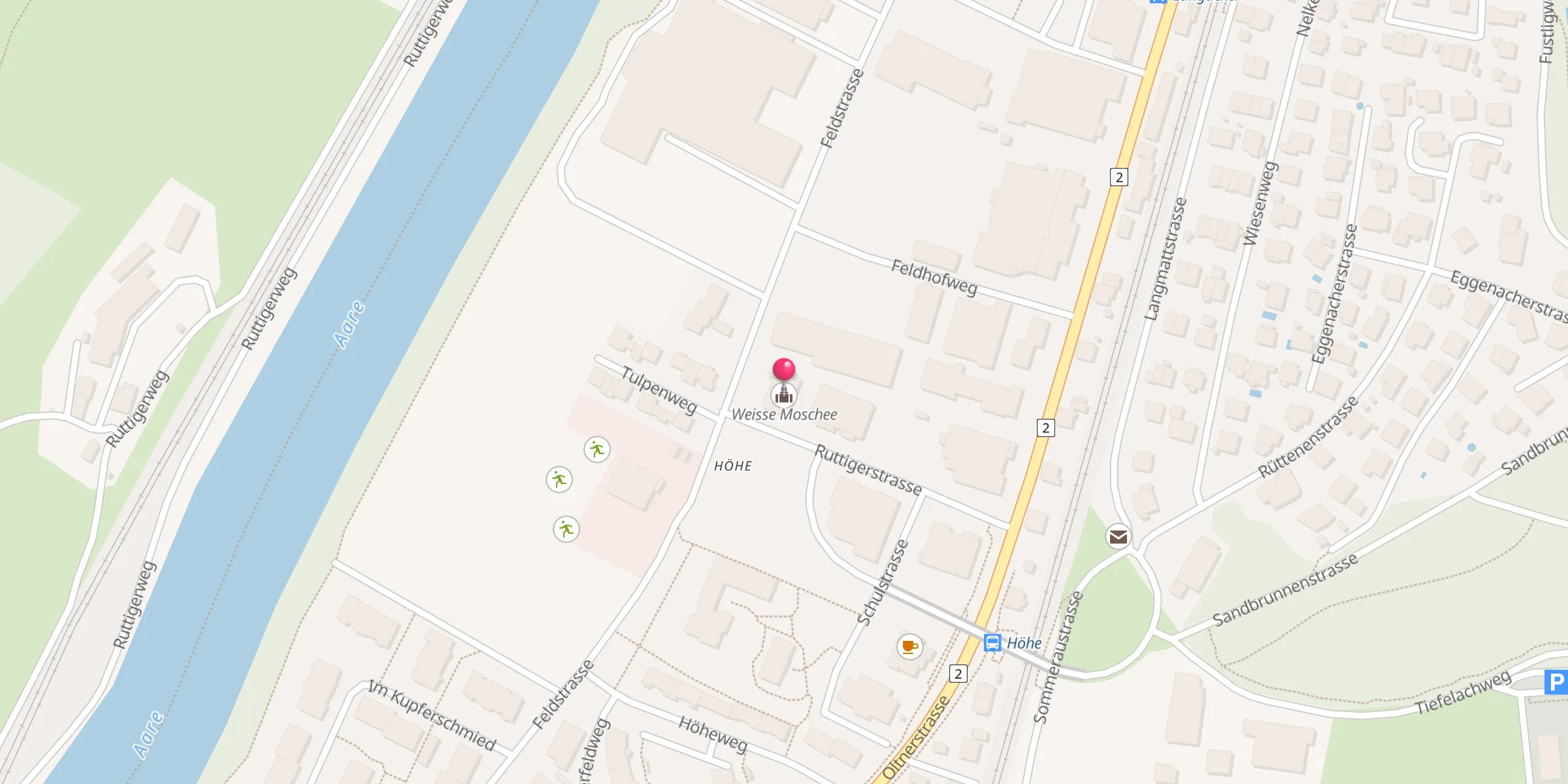 Carte de localisation : Weisse Moschee
