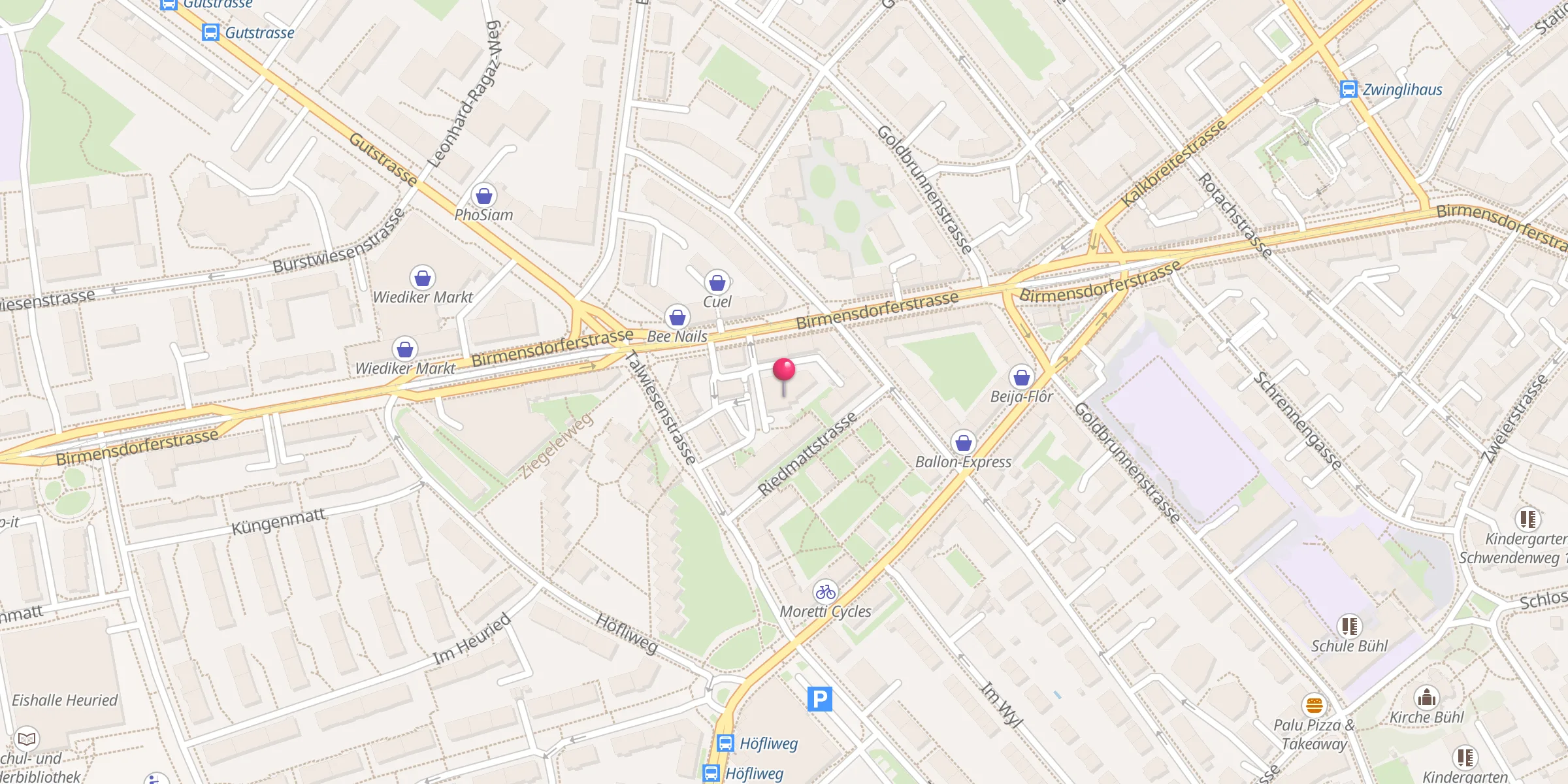 Carte de localisation : Islamisches Kulturzentrum