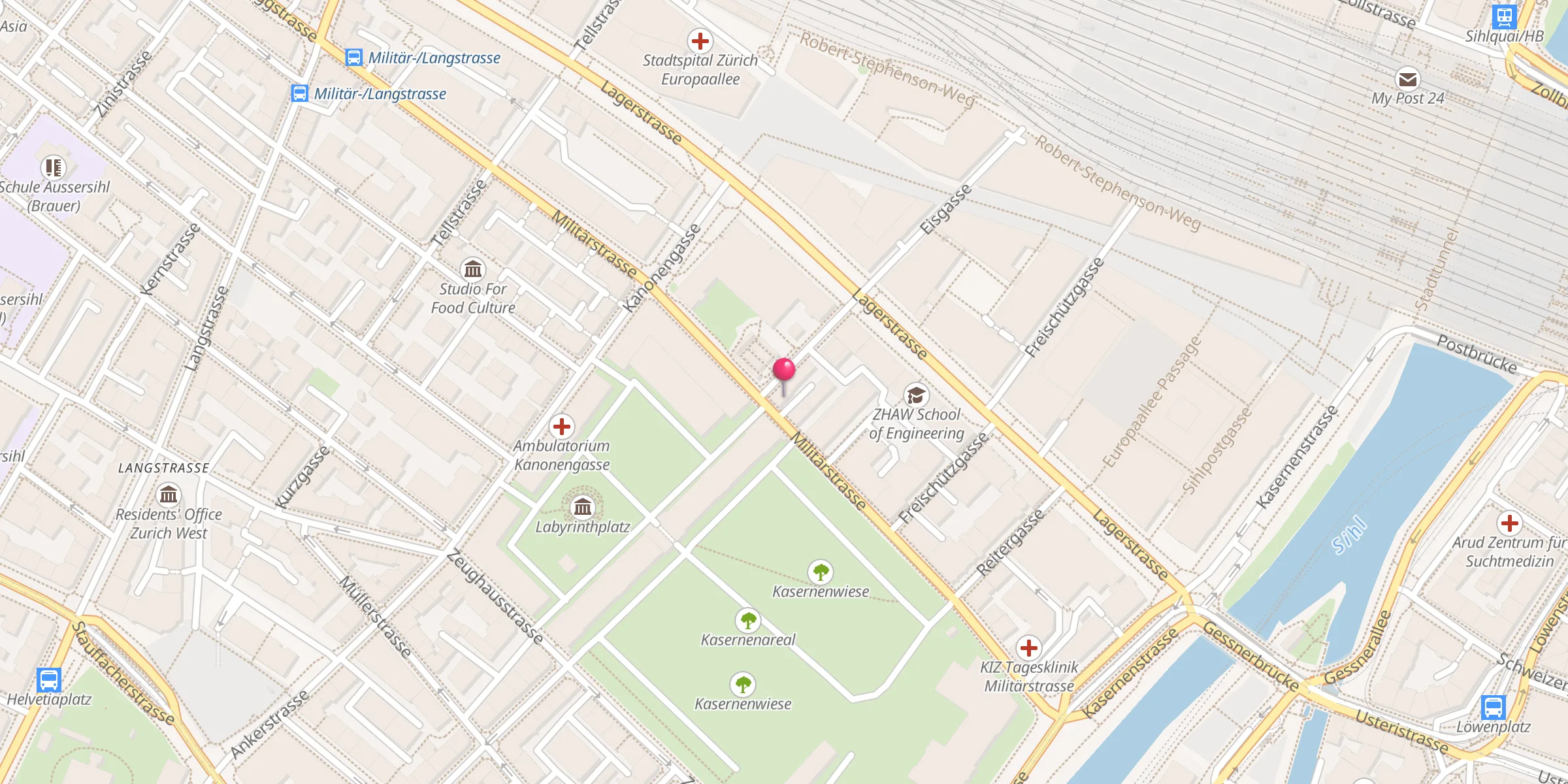 Carte de localisation : Islamisches Zentrum