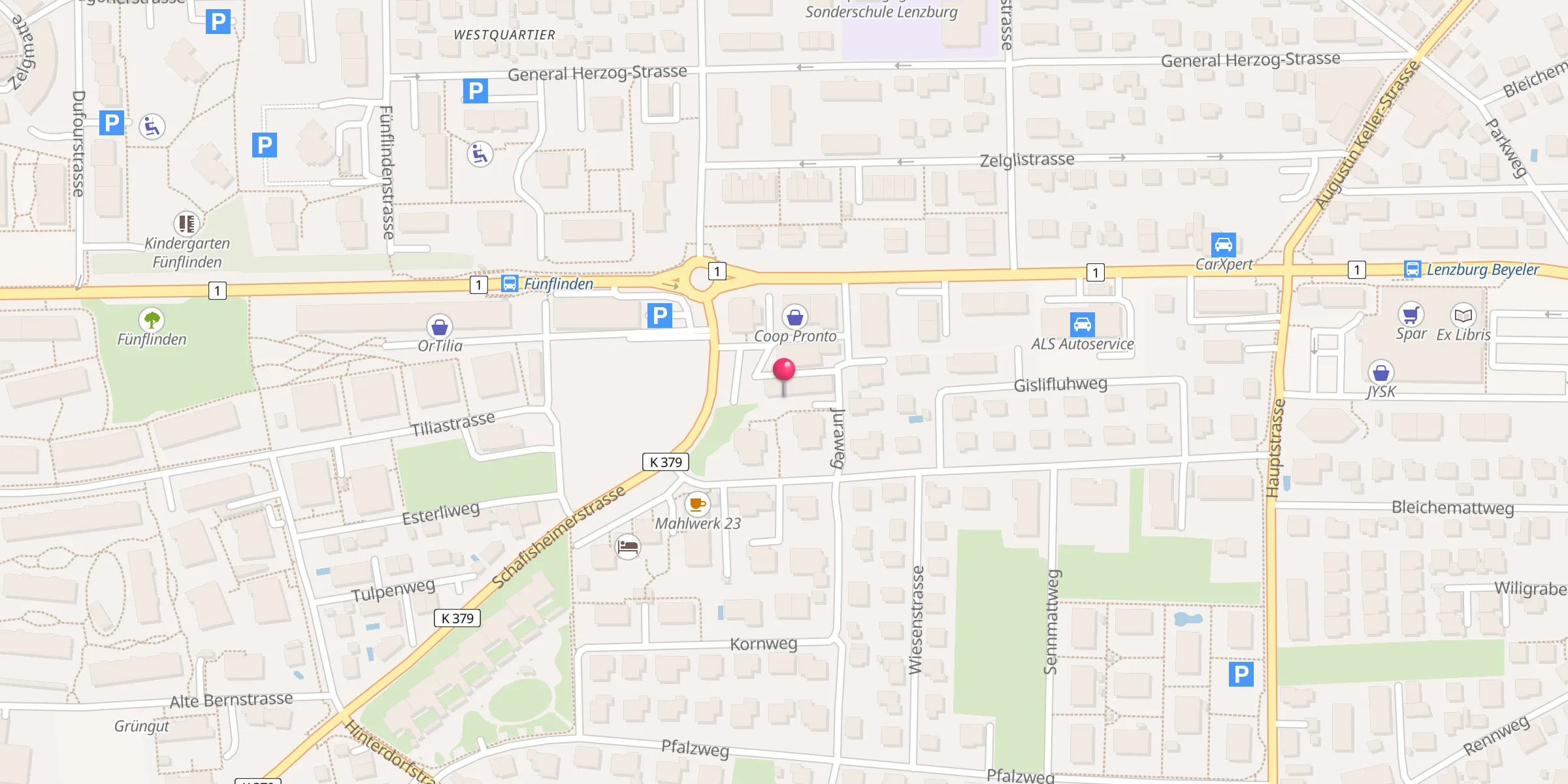 Carte de localisation : Islamisches Kulturzentrum