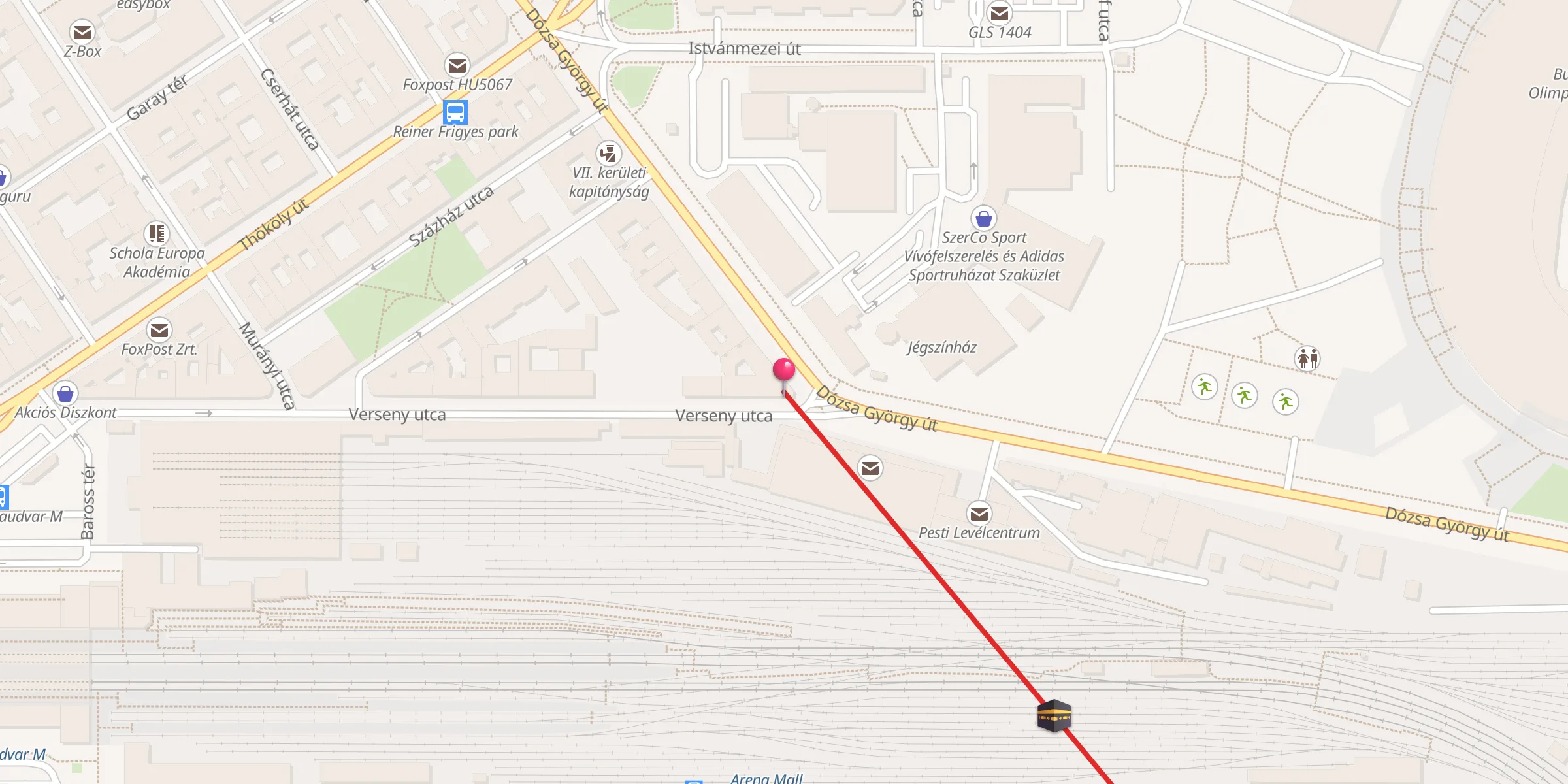 Carte de localisation : Elnour Center Mecset