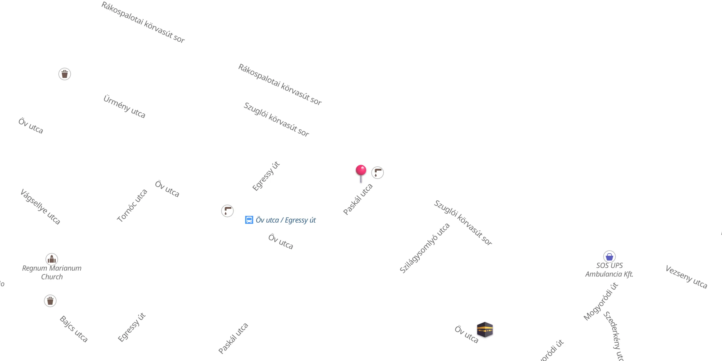 Carte de localisation : Durics Hilmi Huszein mecset