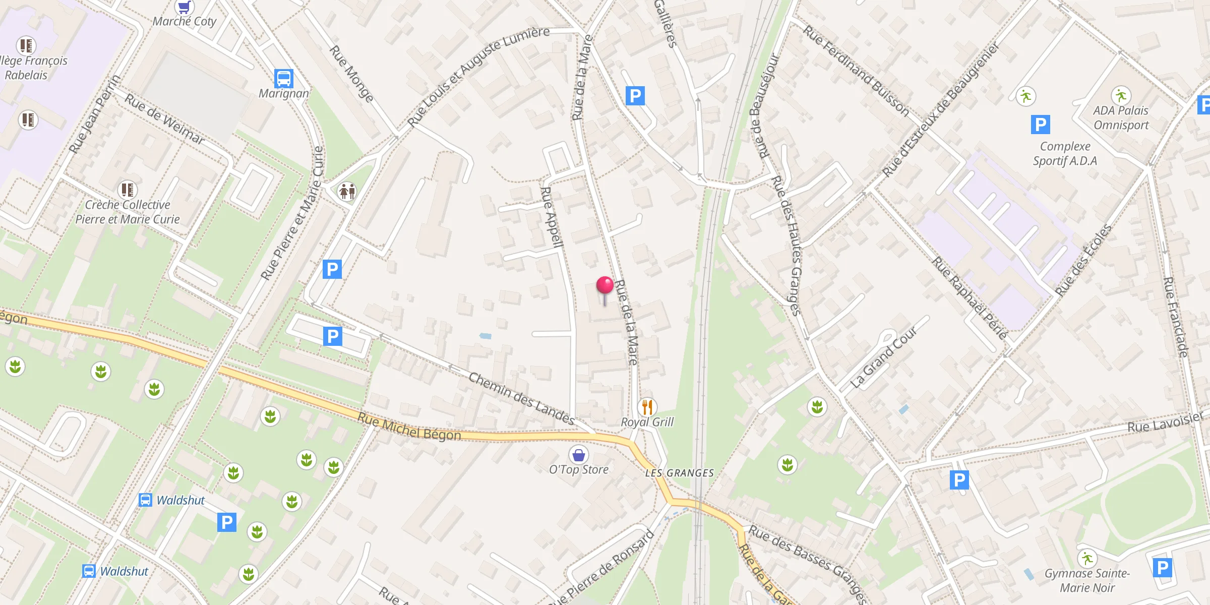 Carte de localisation : Mosquée Sunna de Blois