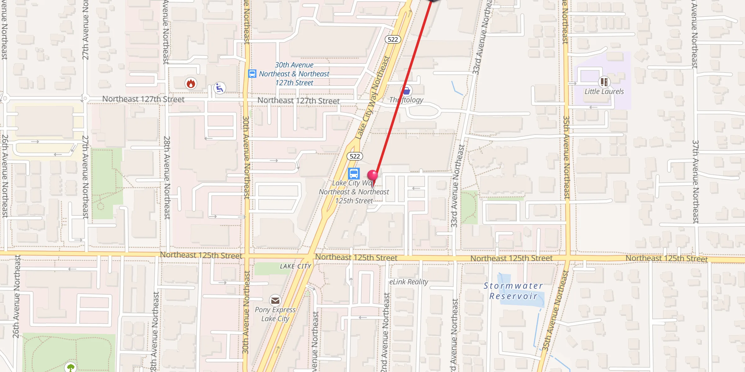 Carte de localisation : Islamic Center of North Seattle
