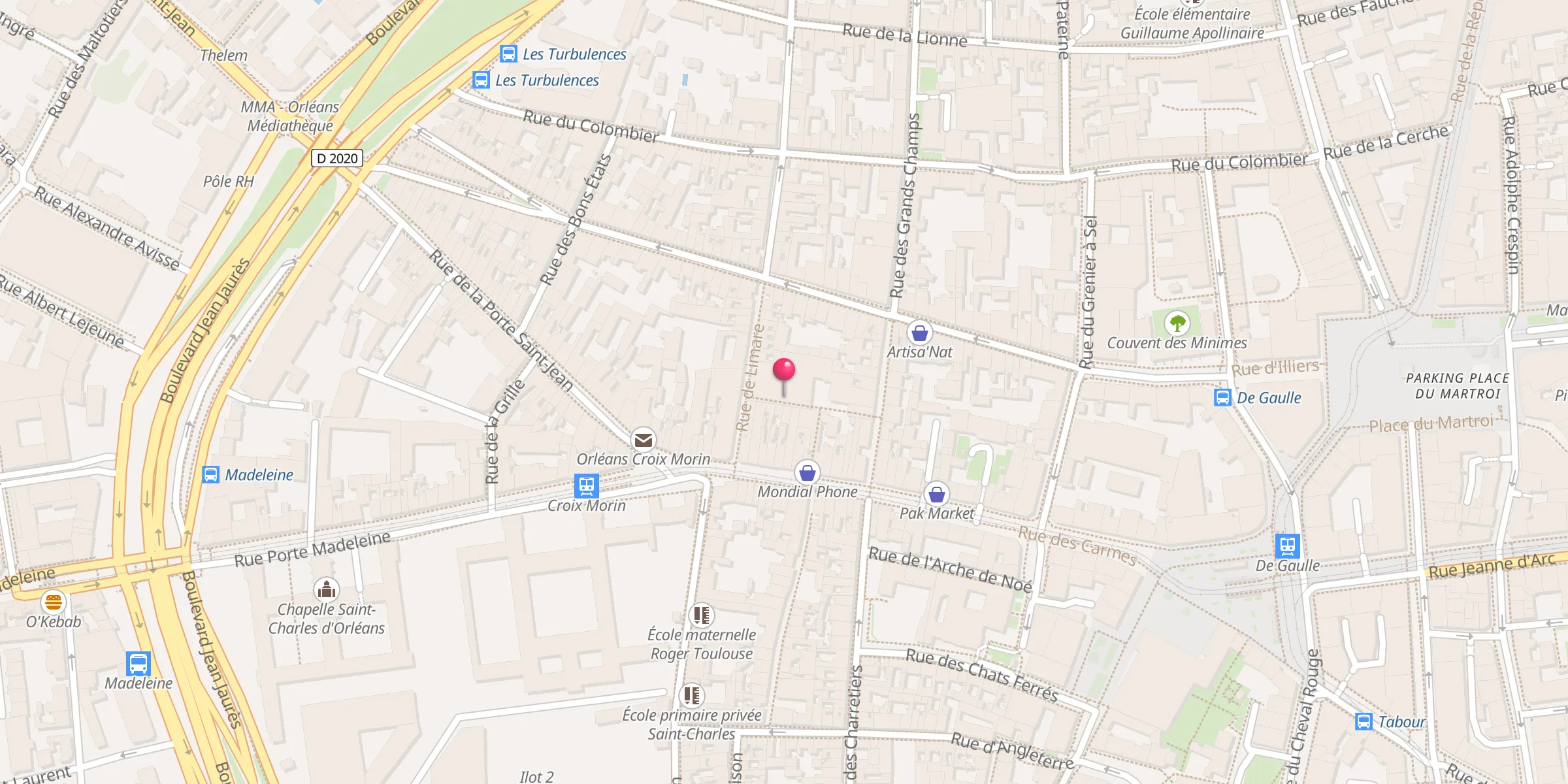 Carte de localisation : Masjid Ibn-Badiss