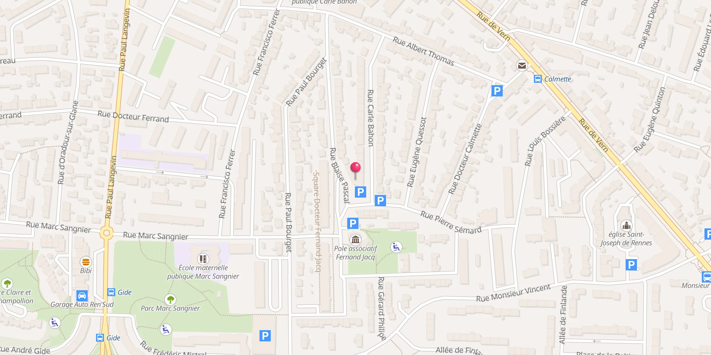 Carte de localisation : Centre culturel islamique