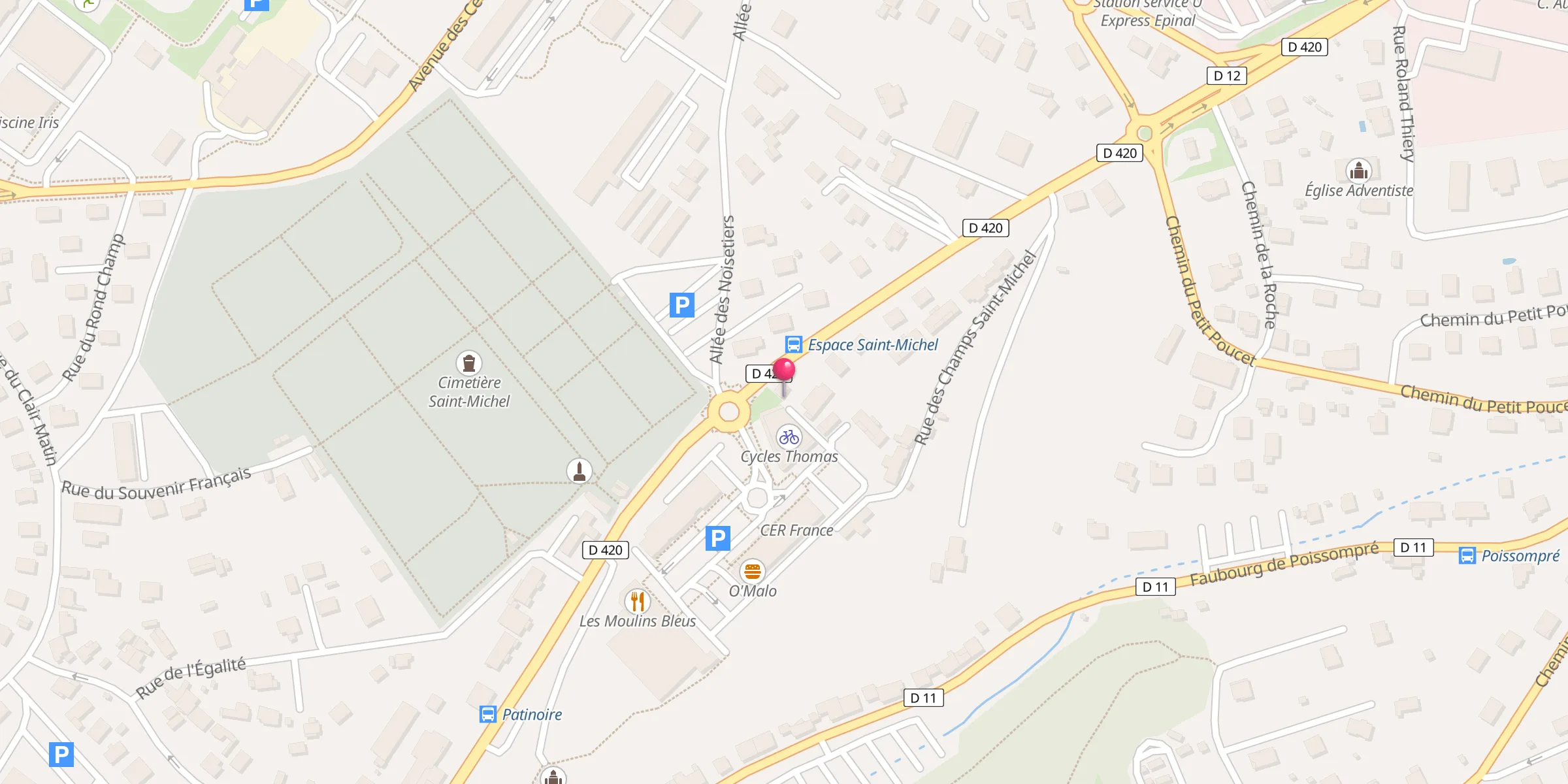 Carte de localisation : Mosquée Al Madina Al Mounawara