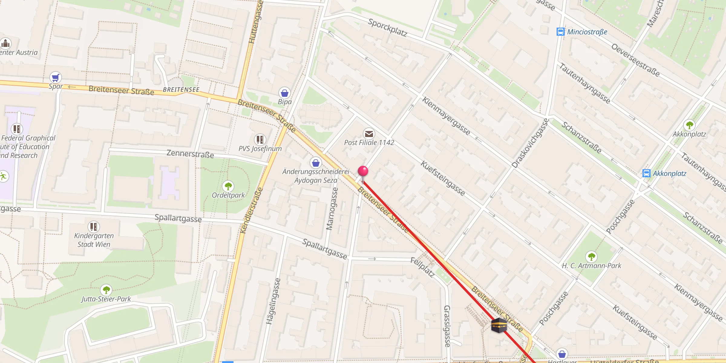Carte de localisation : Al Resalah