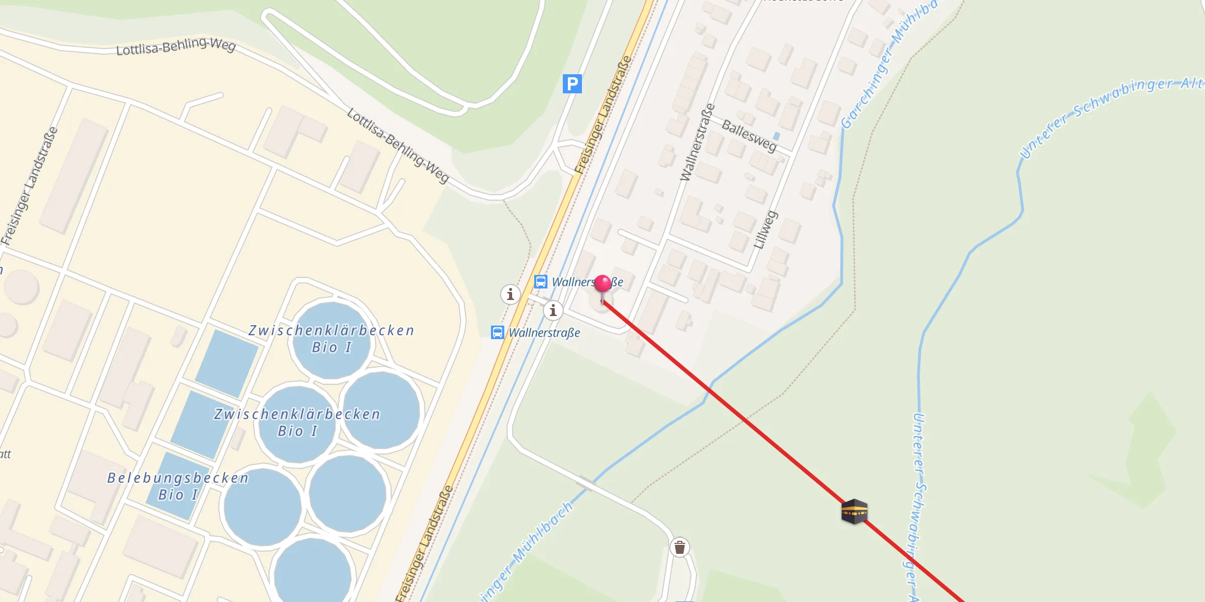 Carte de localisation : Islamisches Zentrum München