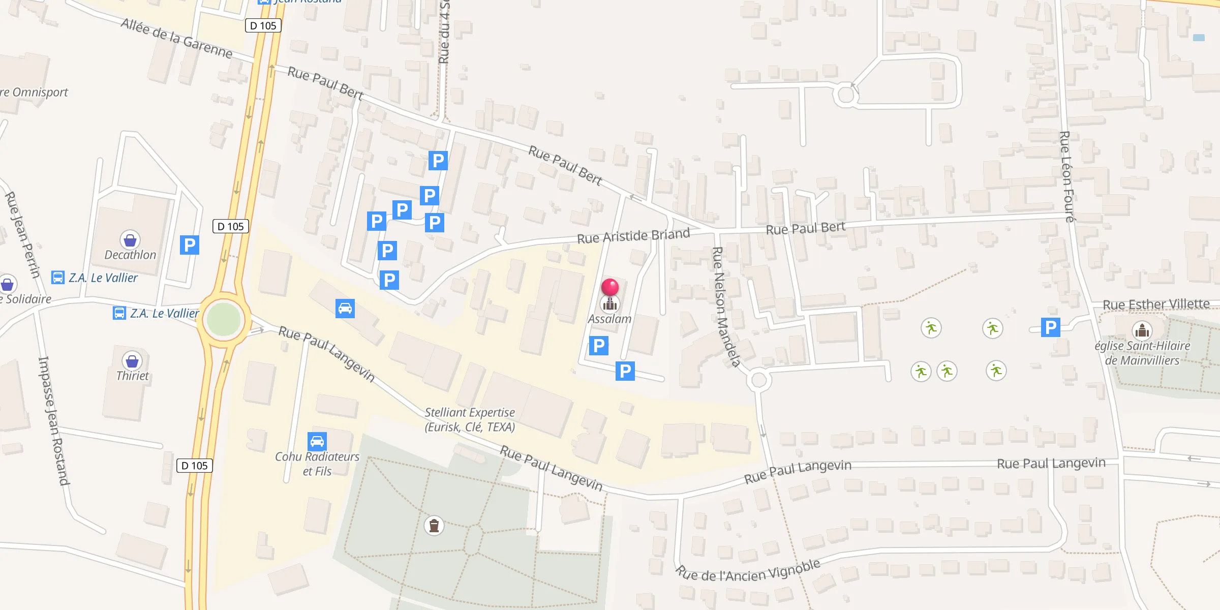 Carte de localisation : Assalam