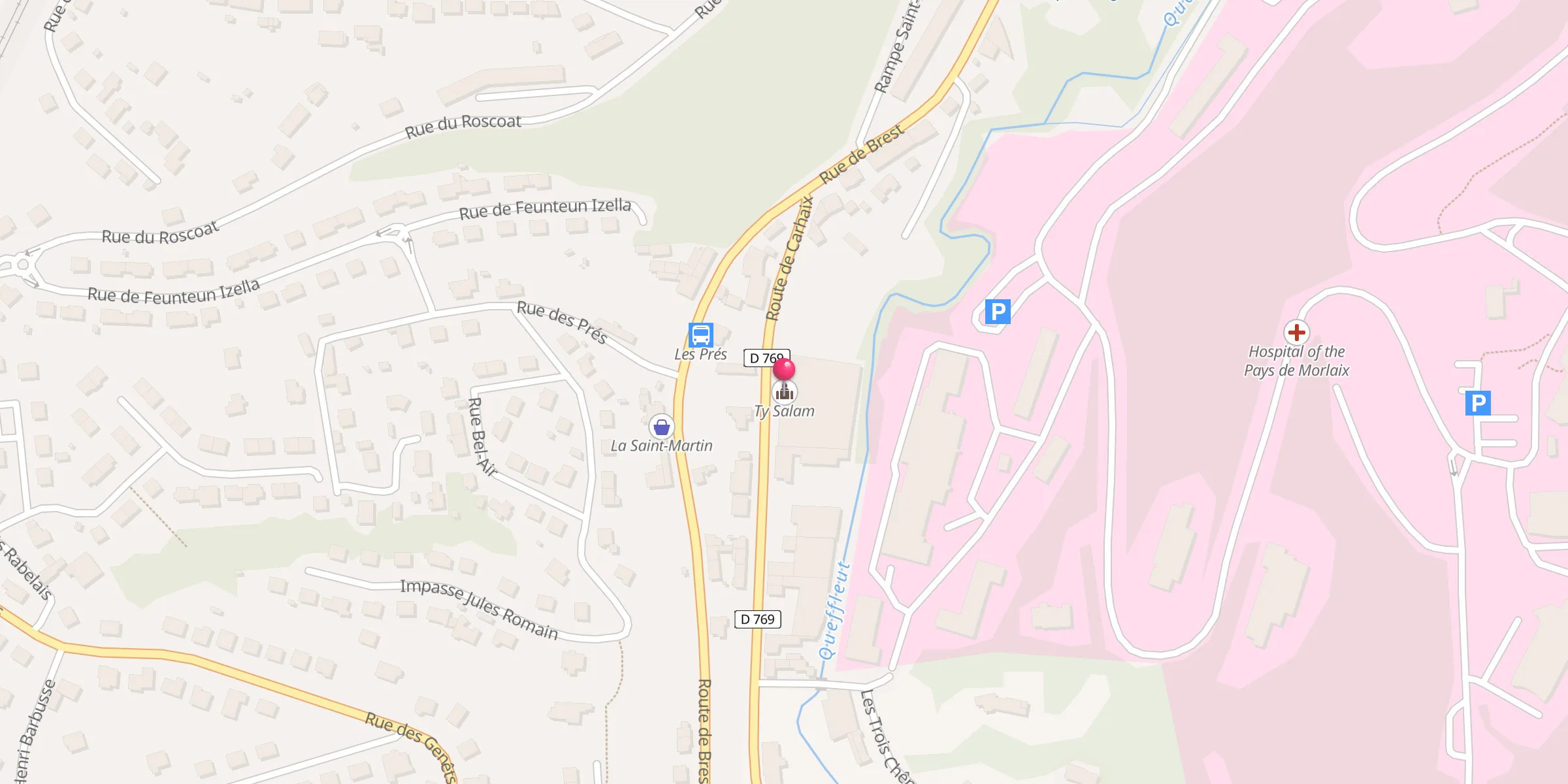 Carte de localisation : Ty Salam