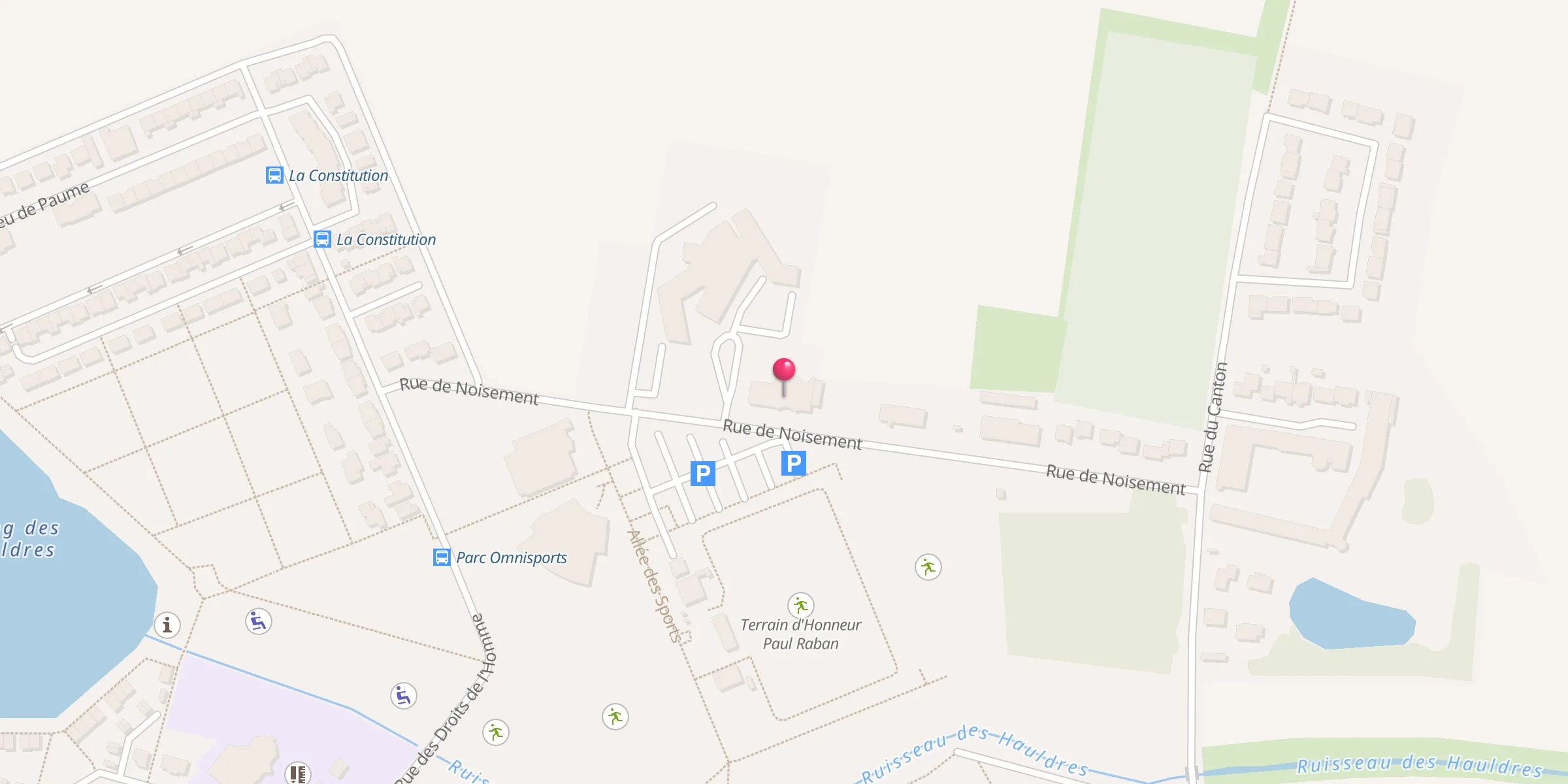 Carte de localisation : Mosquée Annour